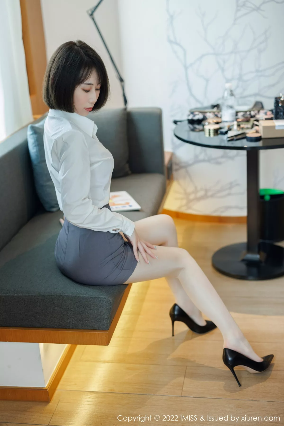 [IMISS爱蜜社] 2022.12.12 VOL.709 瑞妤 制服短裙 [68P] NO.3