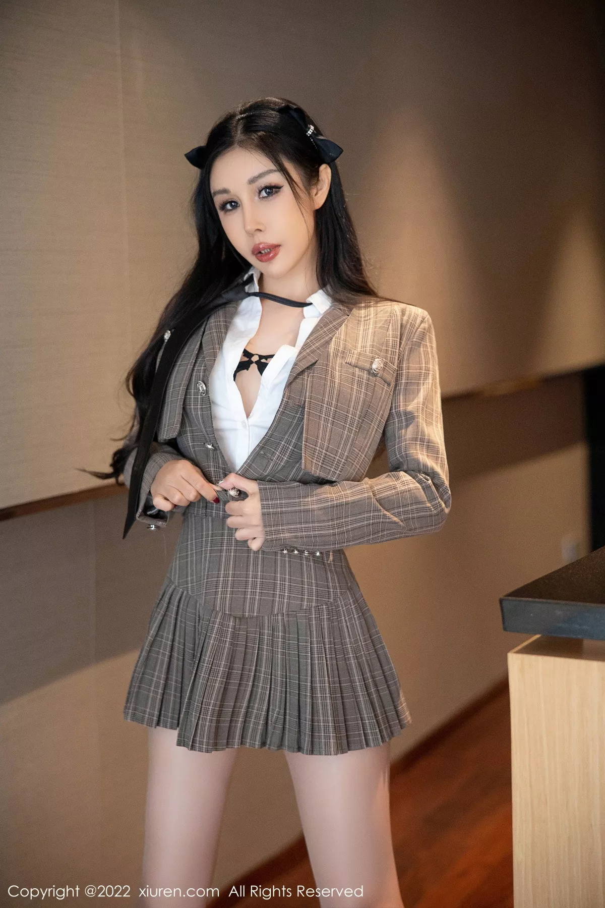 [XiuRen秀人网] 2022.11.24 No.5902 田冰冰 制服美腿 [79P] NO.7