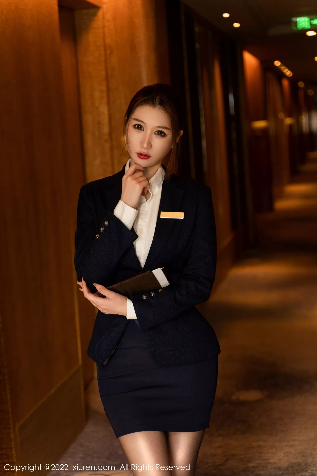 [XiuRen秀人网] 2022.11.28 No.5918 顾乔楠Cora 制服黑丝 [72P] NO.12