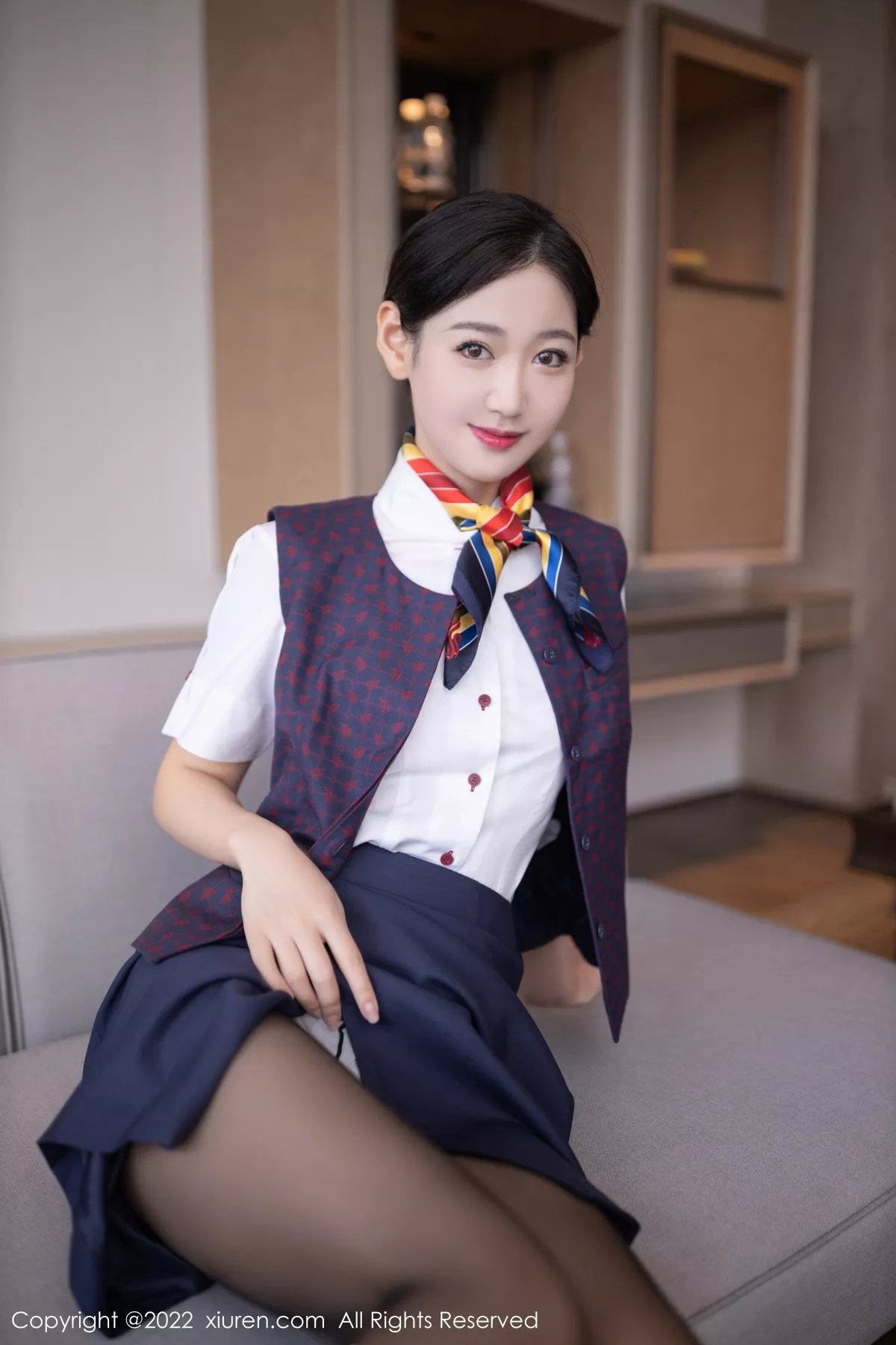 [XiuRen秀人网] 2022.11.28 No.5922 唐安琪 制服黑丝 [79P] NO.7