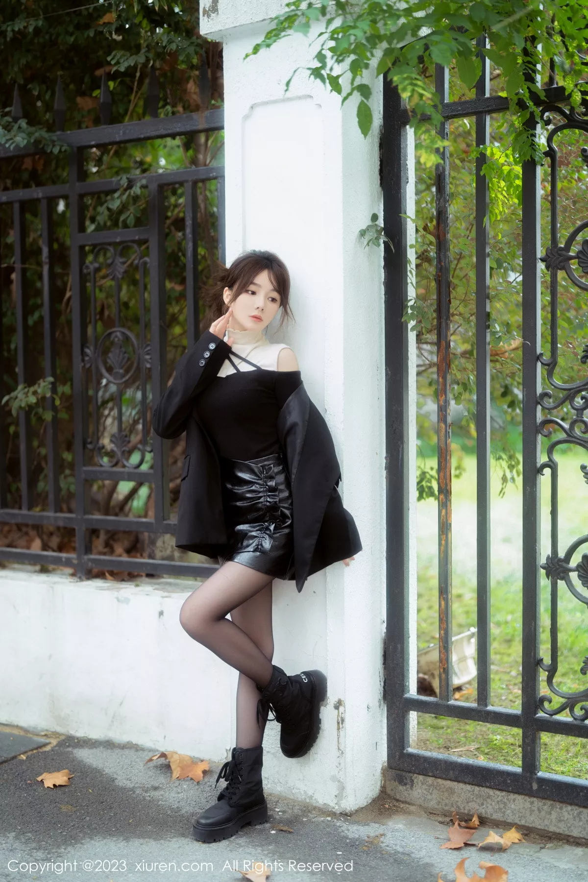 [XiuRen秀人网] 2023.01.04 No.6080 婠婠么 黑丝美腿 [79P] NO.8