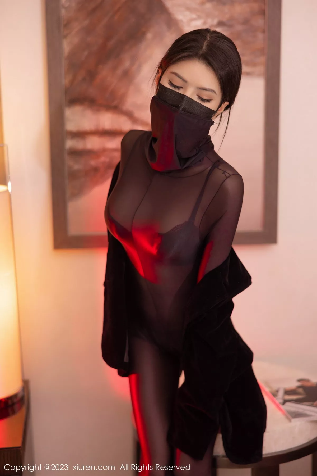 [XiuRen秀人网] 2023.01.05 No.6090 媛媛酱belle 连体衣美腿 [84P] NO.5