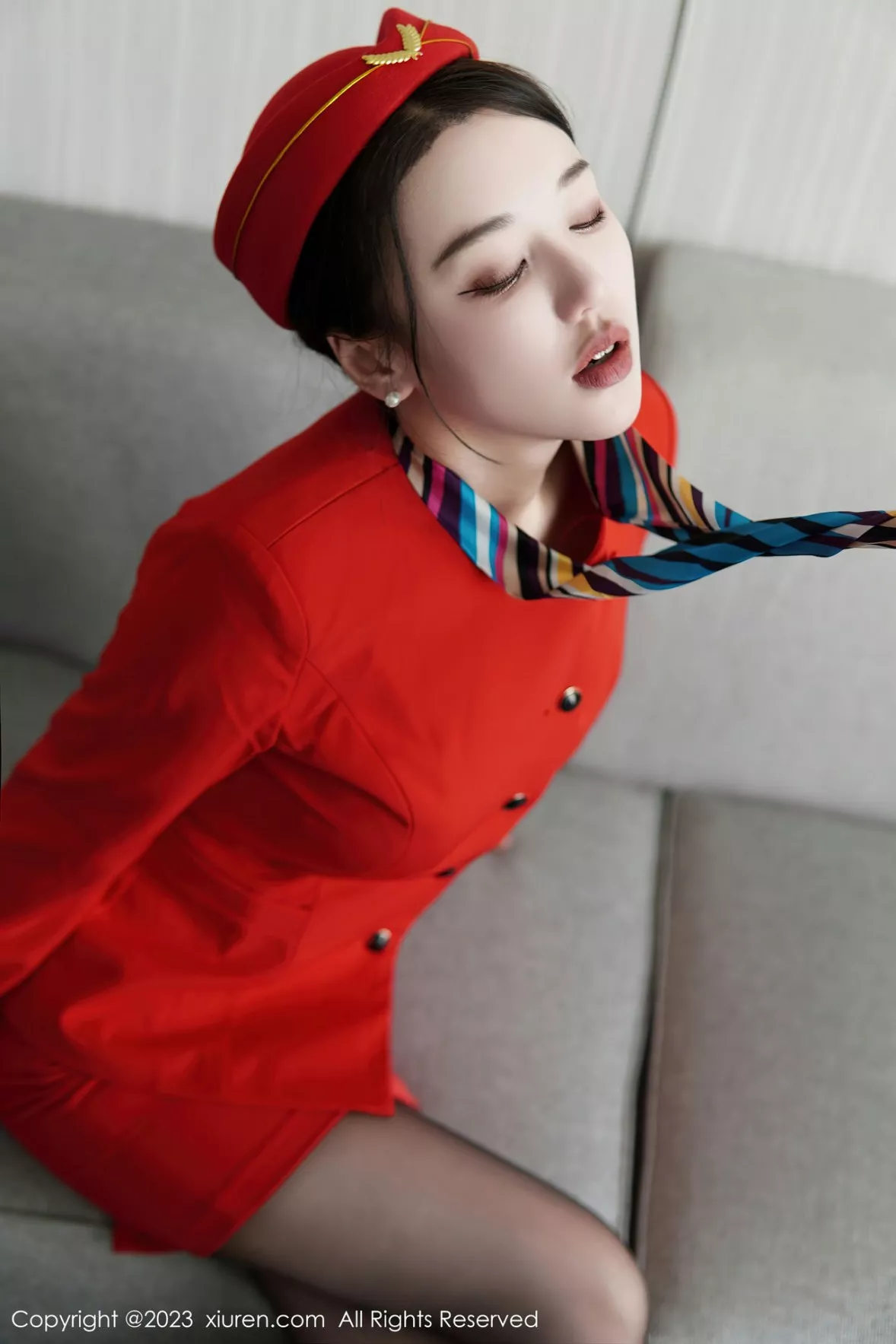 [XiuRen秀人网] 2023.01.05 No.6088 米娜MnaL 制服黑丝 [72P] NO.11