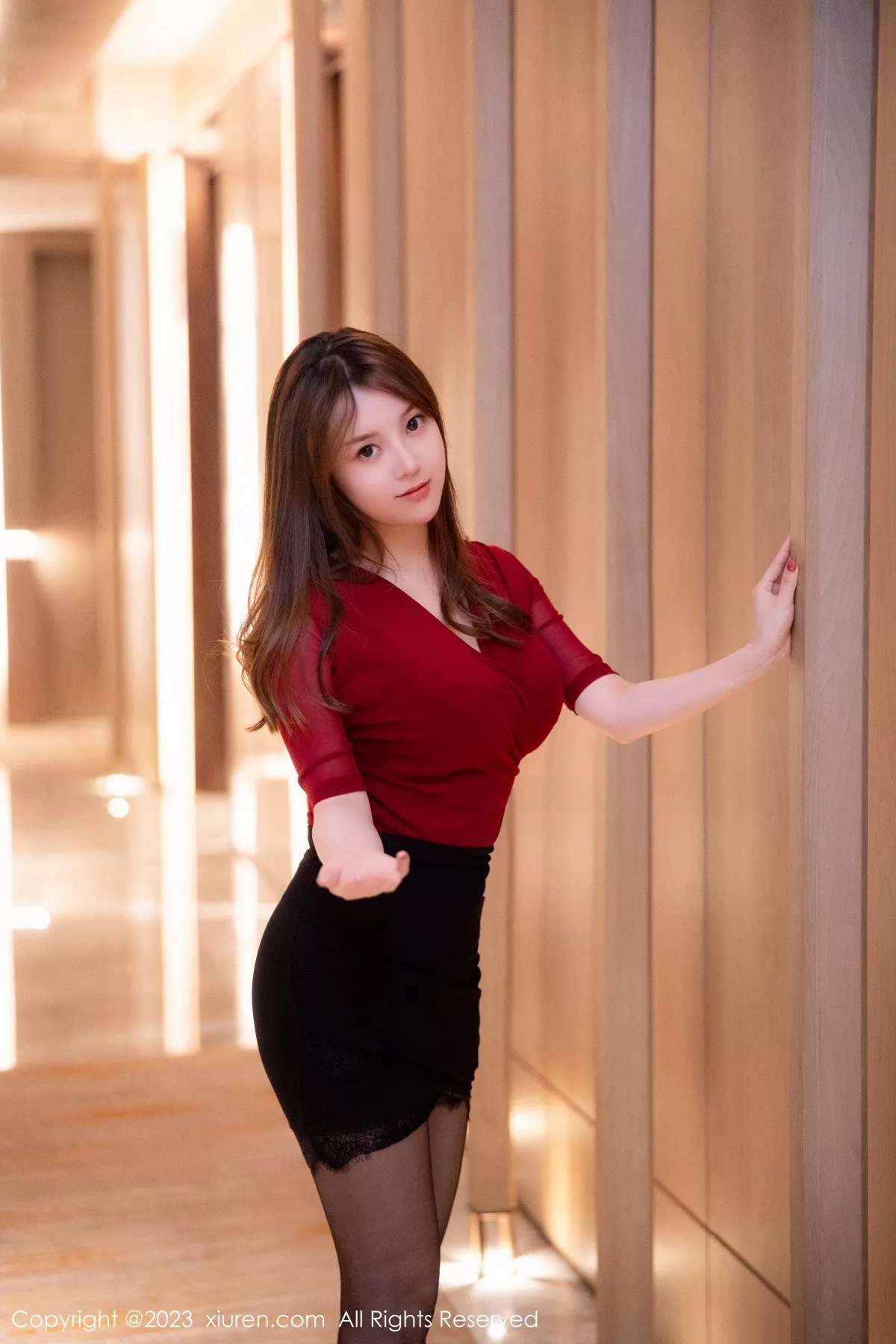 [XiuRen秀人网] 2023.01.06 No.6096 豆瓣酱 黑丝美臀 [96P] NO.5