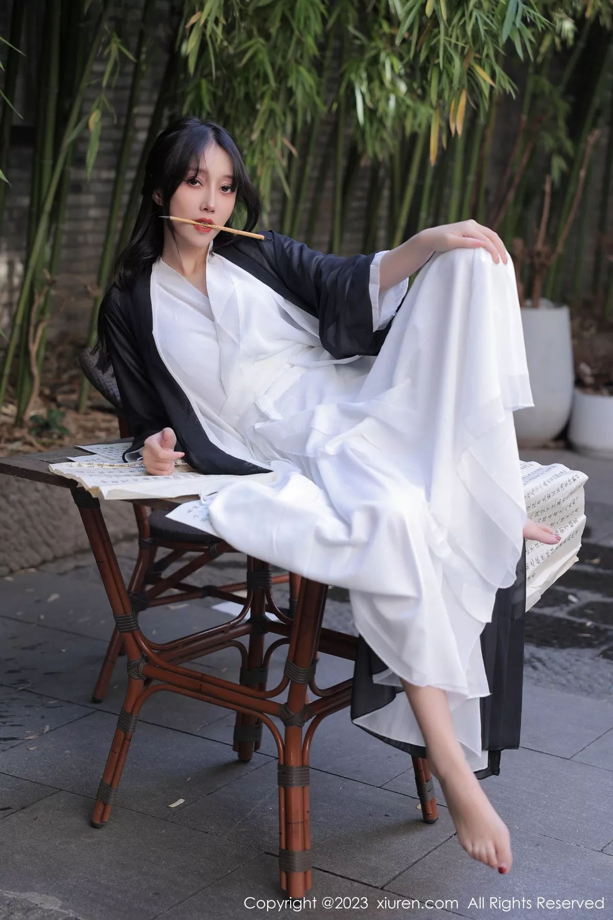 [XiuRen秀人网] 2023.01.06 No.6094 玥儿玥er 古装美腿 [55P] NO.9