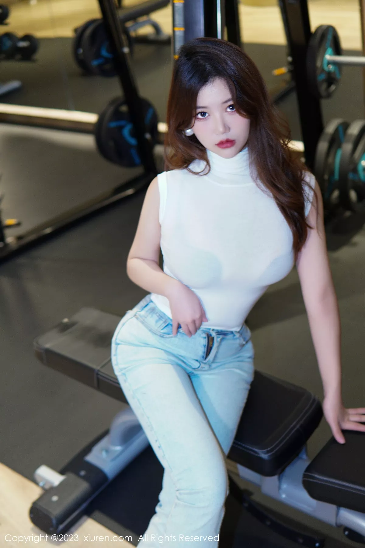 [XiuRen秀人网] 2023.01.09 No.6102 奈奈子 牛仔裤美腿 [80P] NO.6