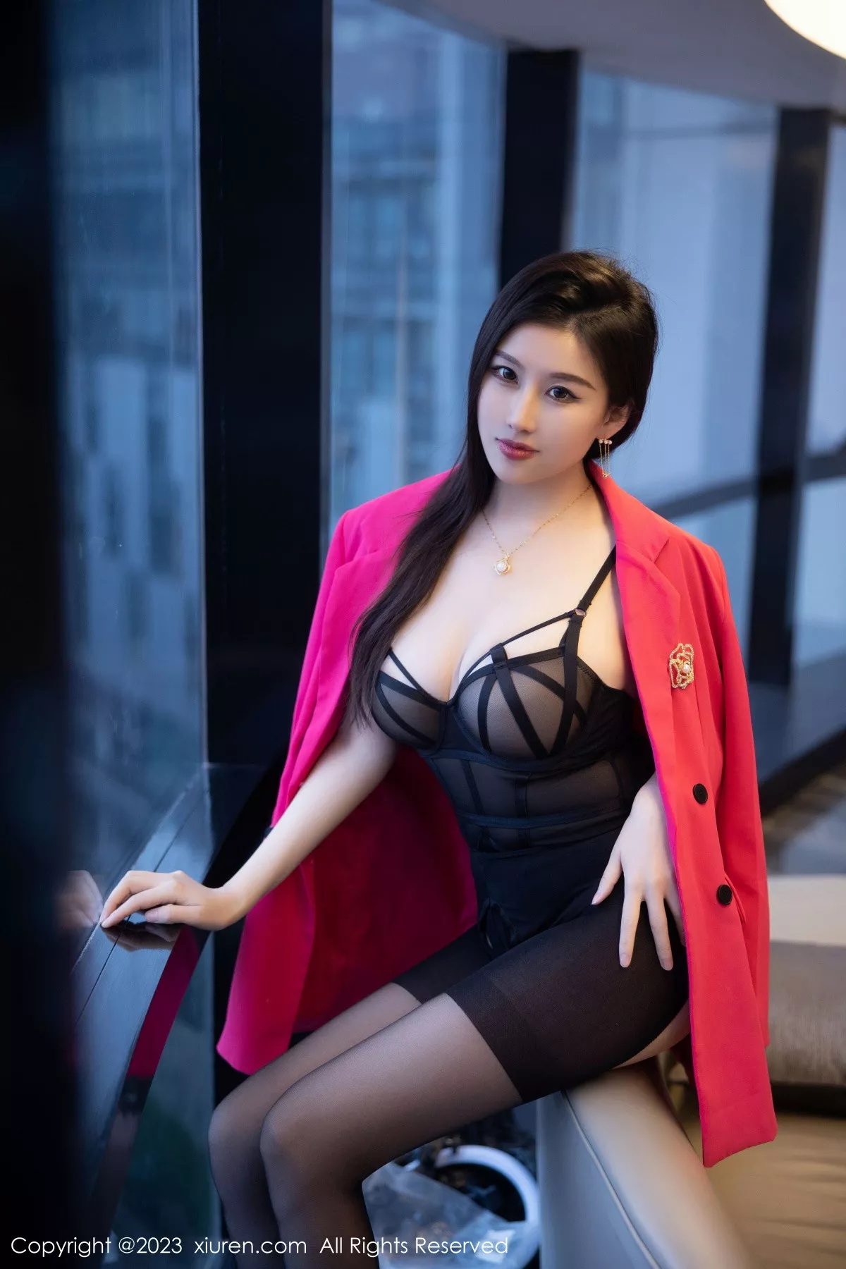 [XiuRen秀人网] 2023.01.09 No.6103 月音瞳 黑丝美臀 [93P] NO.12