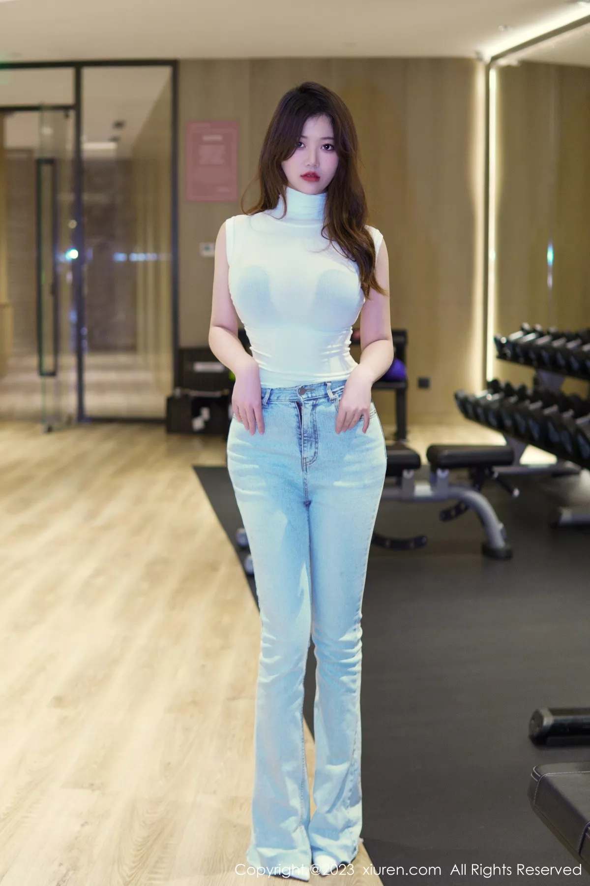 [XiuRen秀人网] 2023.01.09 No.6102 奈奈子 牛仔裤美腿 [80P] NO.3