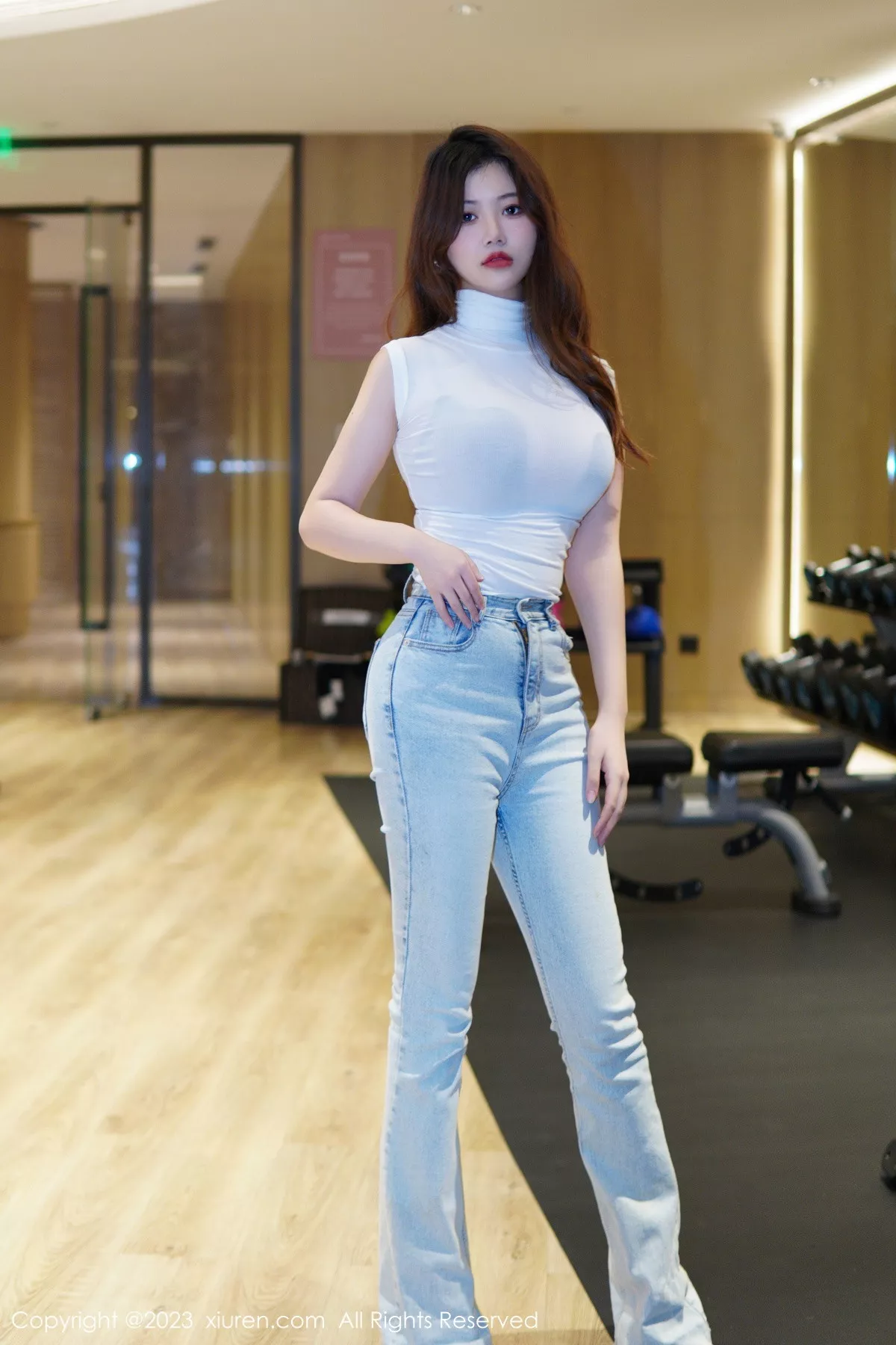 [XiuRen秀人网] 2023.01.09 No.6102 奈奈子 牛仔裤美腿 [80P] NO.1