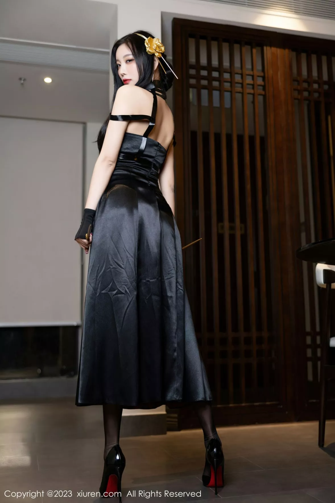 [XiuRen秀人网] 2023.01.10 No.6114 杨晨晨Yome 黑丝美臀 [83P] NO.8