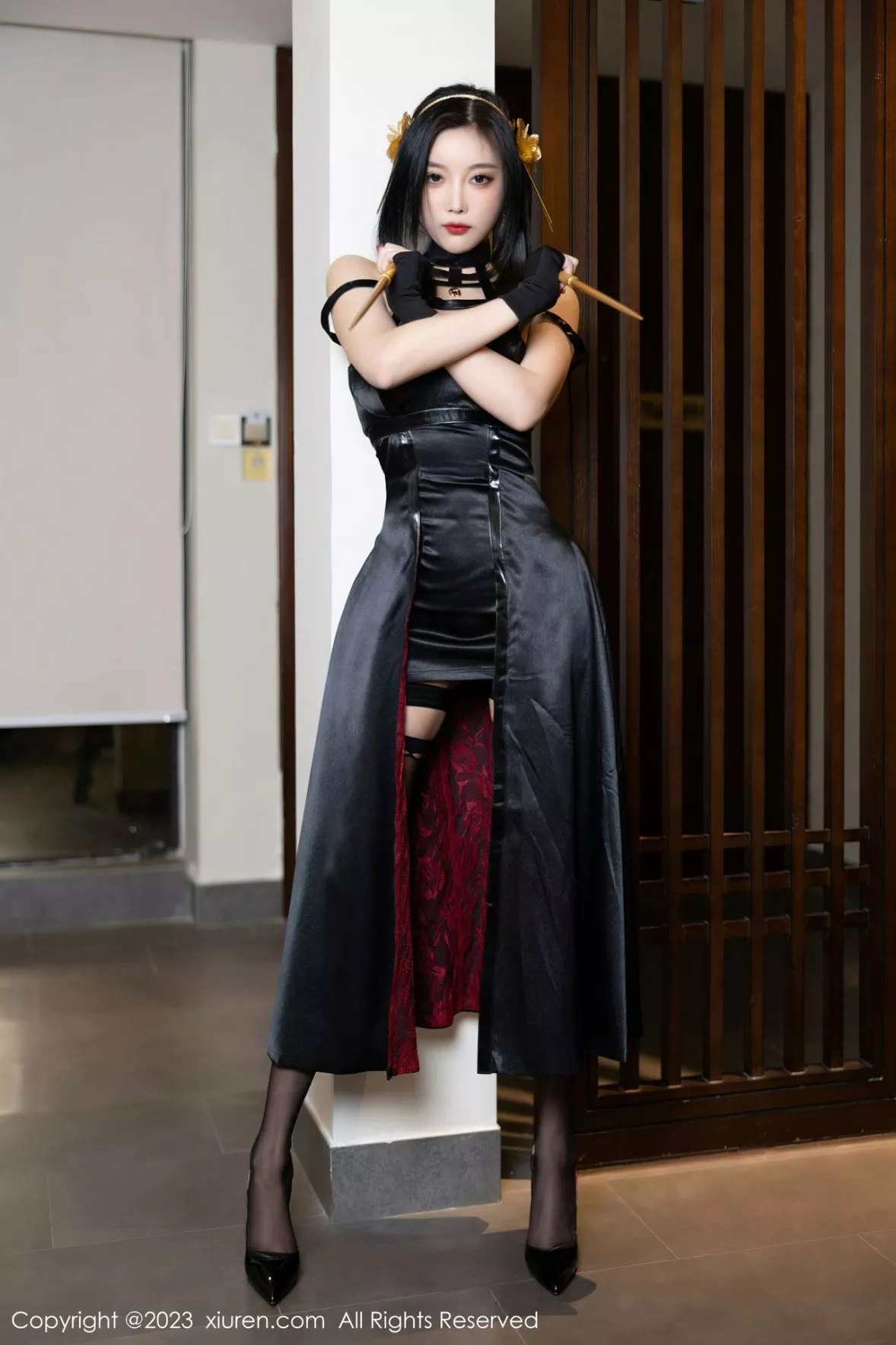 [XiuRen秀人网] 2023.01.10 No.6114 杨晨晨Yome 黑丝美臀 [83P] NO.4