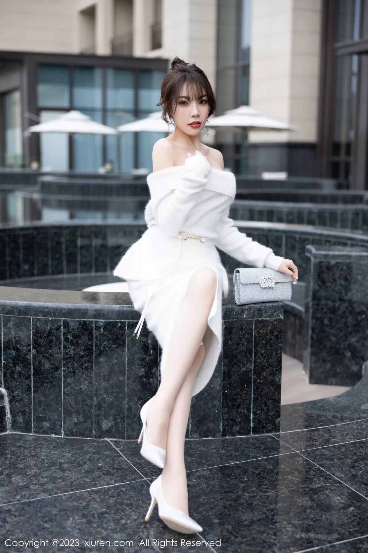 [XiuRen秀人网] 2023.01.13 No.6132 徐莉芝Booty 温泉美腿 [83P] NO.4