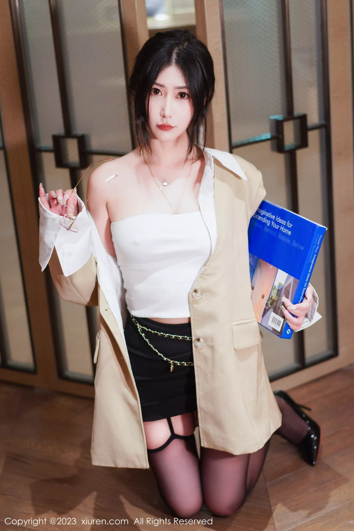 [XiuRen秀人网] 2023.01.13 No.6129 laura阿姣 黑丝美腿 [71P] NO.7