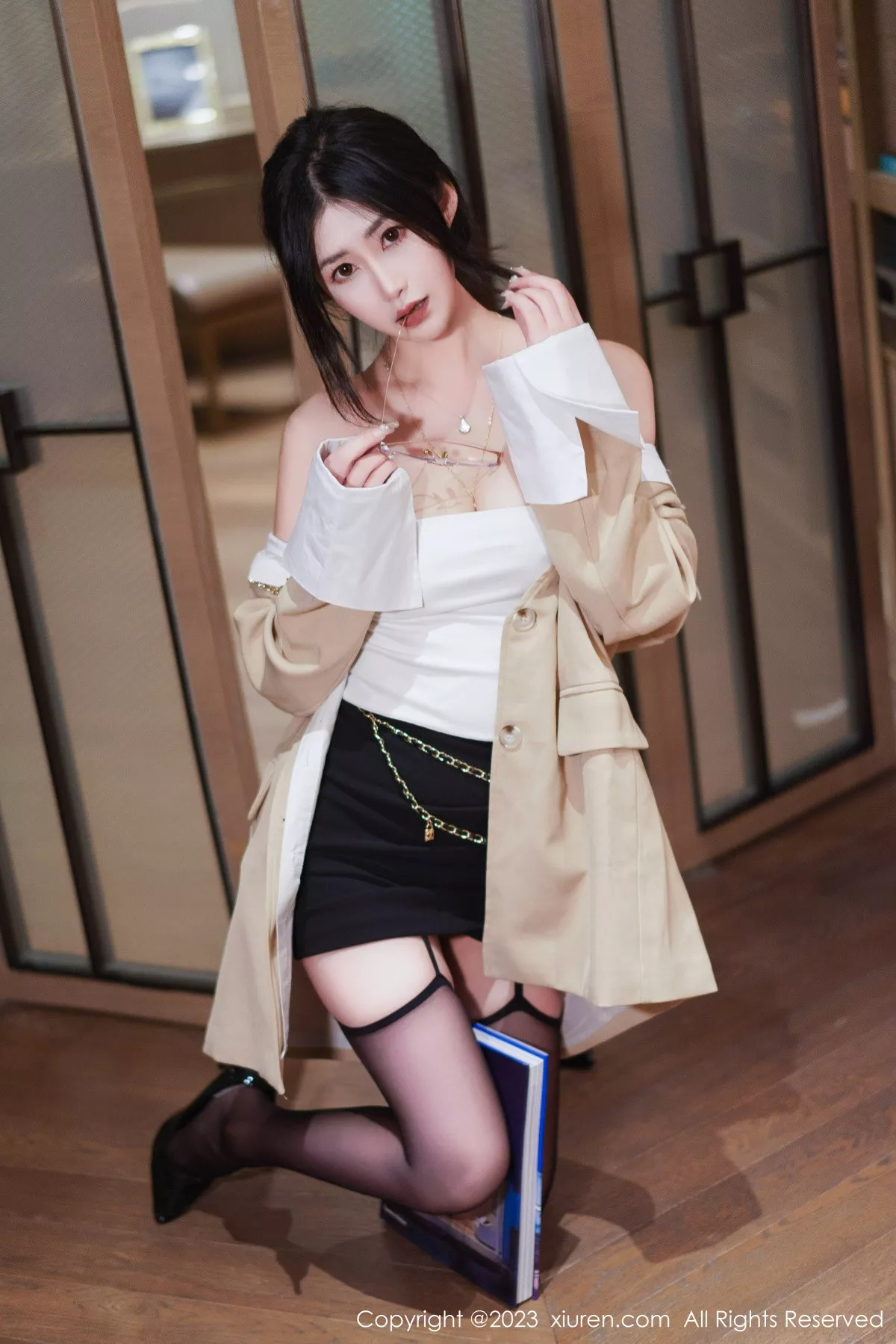 [XiuRen秀人网] 2023.01.13 No.6129 laura阿姣 黑丝美腿 [71P] NO.11