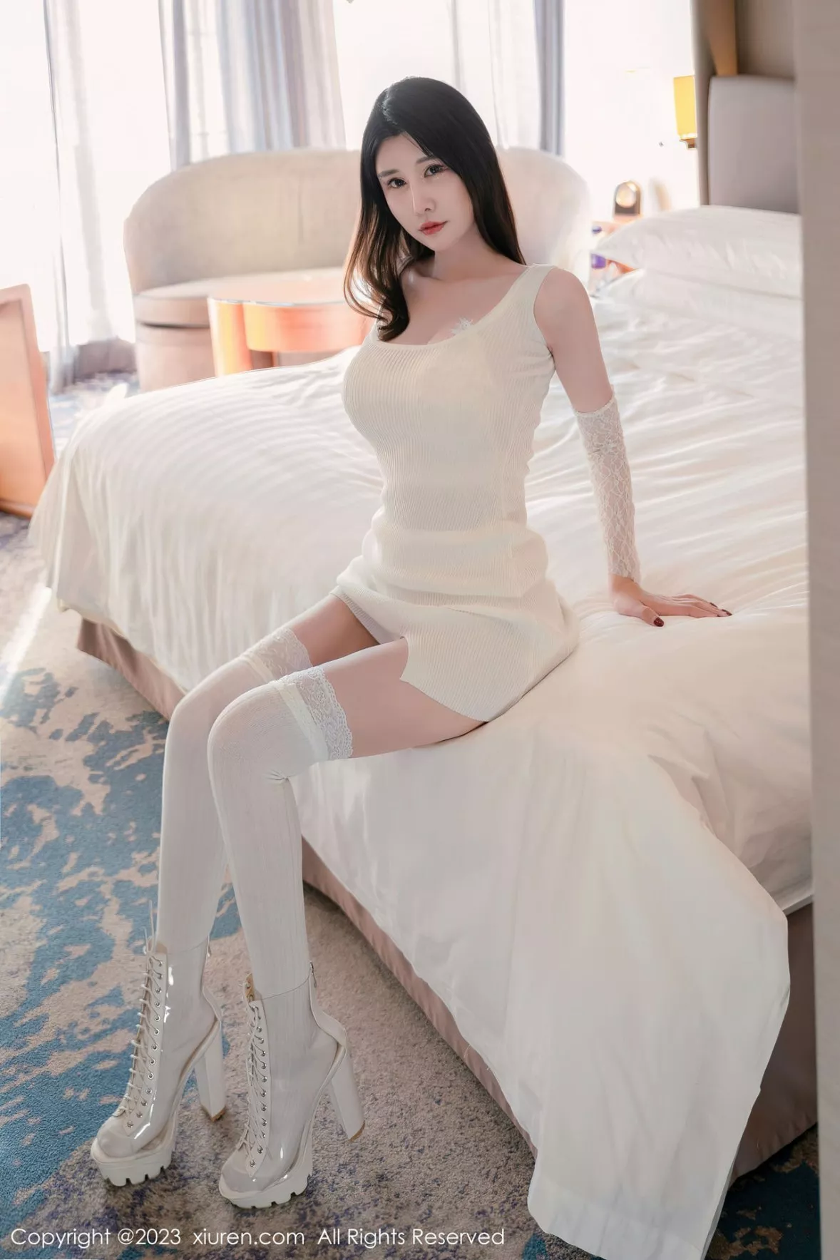 [XiuRen秀人网] 2023.01.13 No.6128 夏沫沫tifa 丝袜美腿 [63P] NO.6