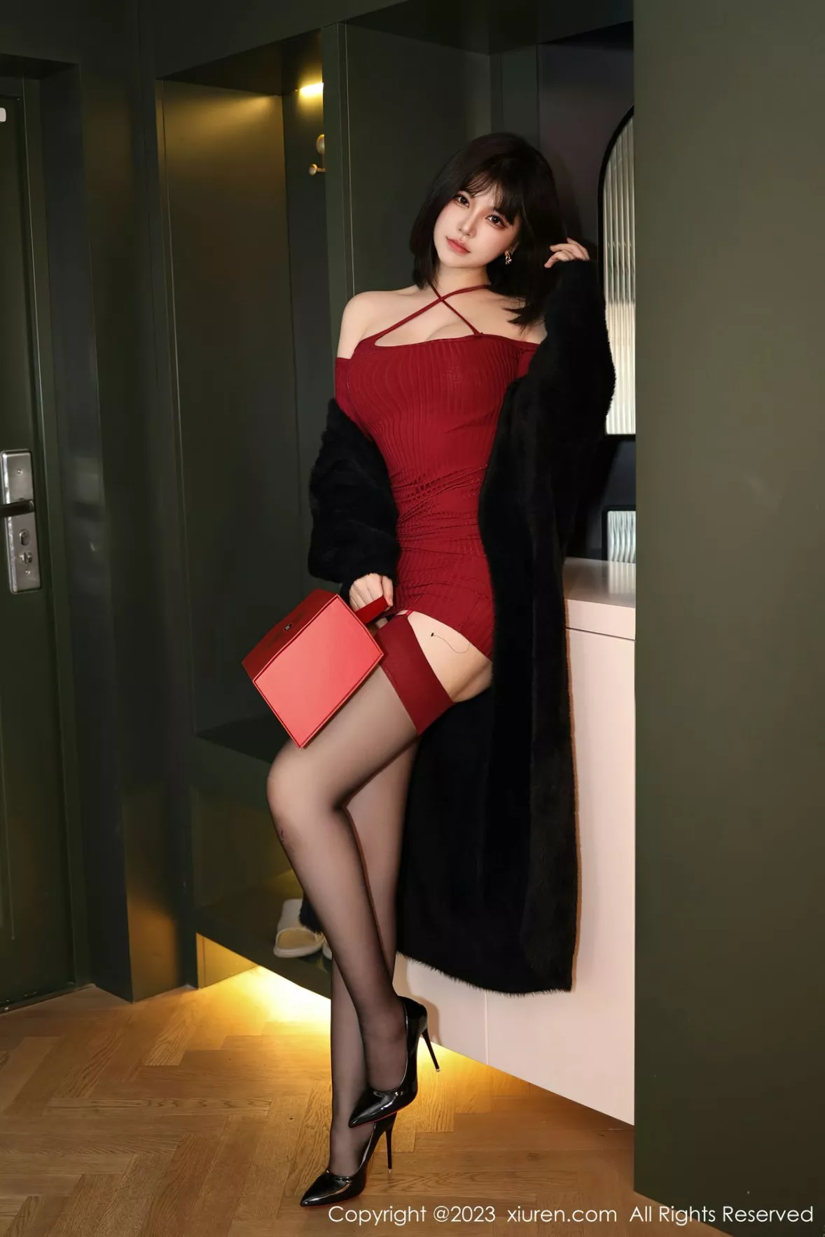 [XiuRen秀人网] 2023.01.17 No.6144 桃桃子_ 丝袜美腿 [81P] NO.9