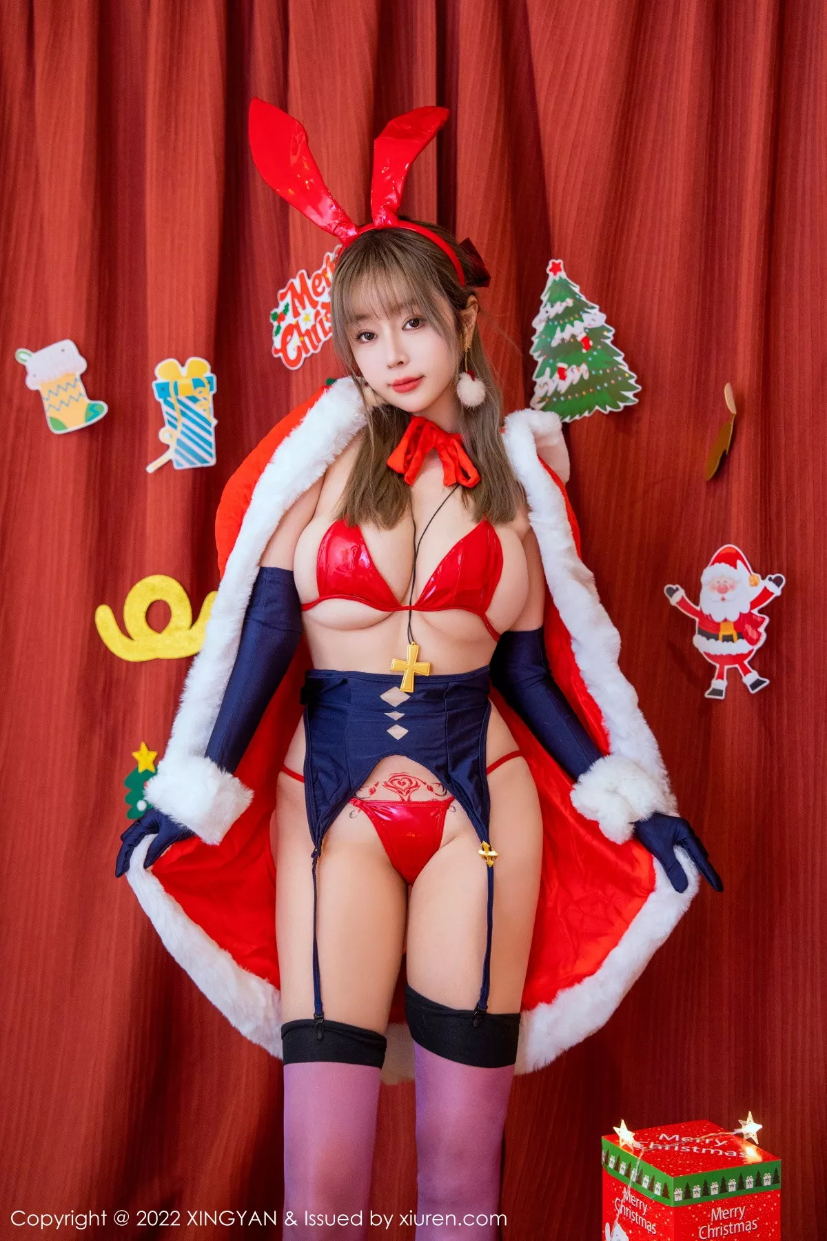 [XINGYAN星颜社] 2022.12.23 VOL.161 王雨纯 圣诞女郎[75P] NO.1