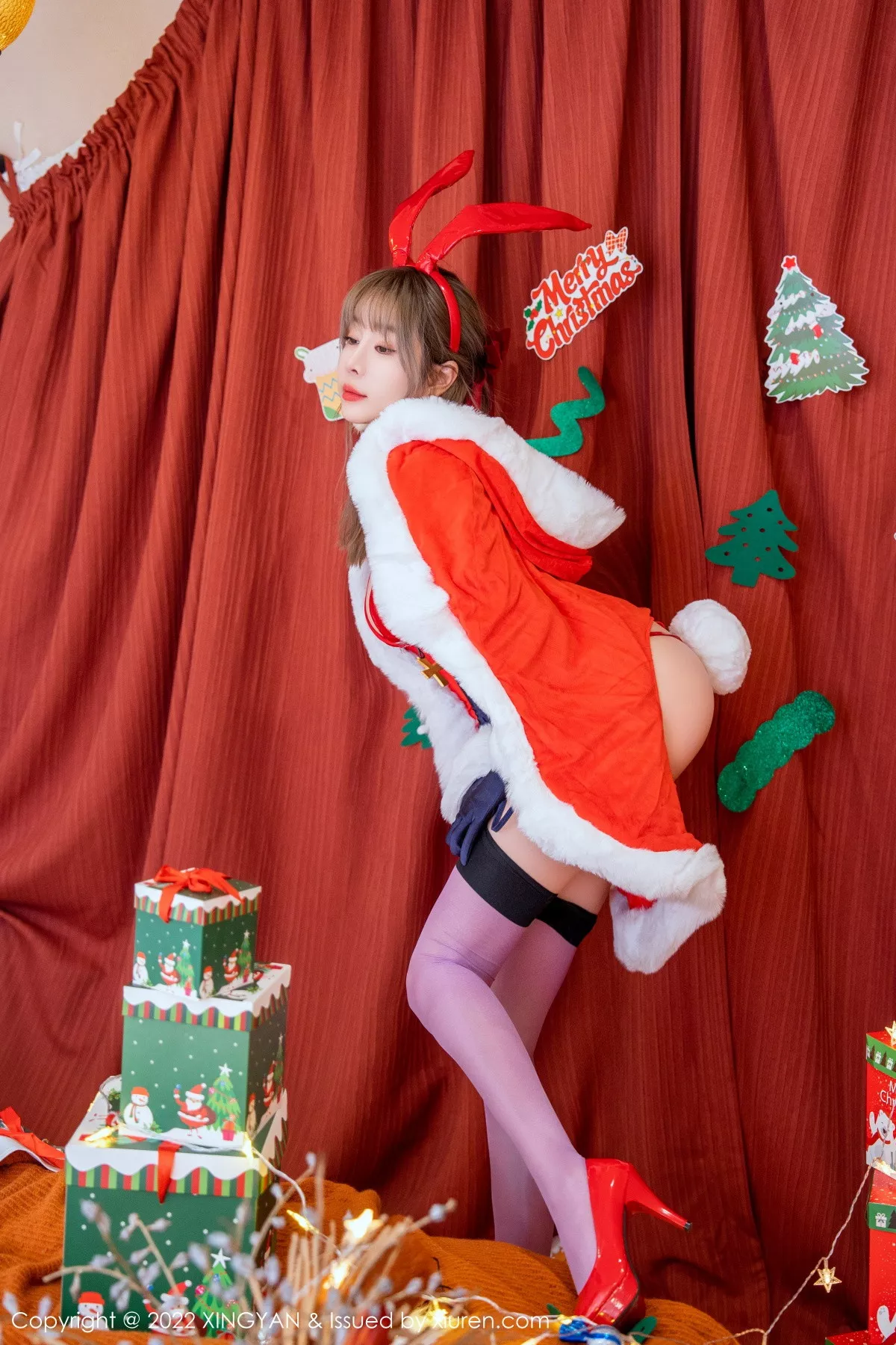 [XINGYAN星颜社] 2022.12.23 VOL.161 王雨纯 圣诞女郎[75P] NO.9