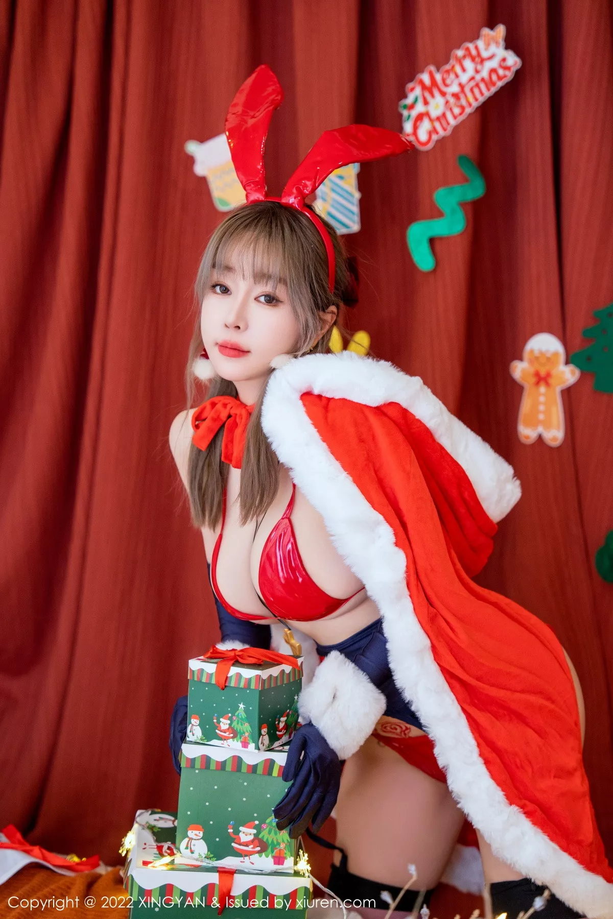 [XINGYAN星颜社] 2022.12.23 VOL.161 王雨纯 圣诞女郎[75P] NO.7