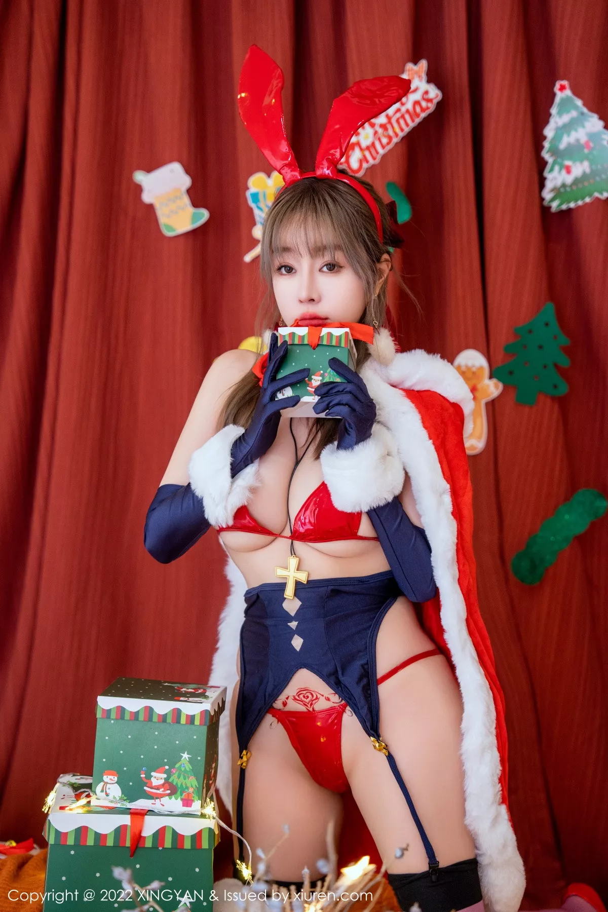 [XINGYAN星颜社] 2022.12.23 VOL.161 王雨纯 圣诞女郎[75P] NO.5