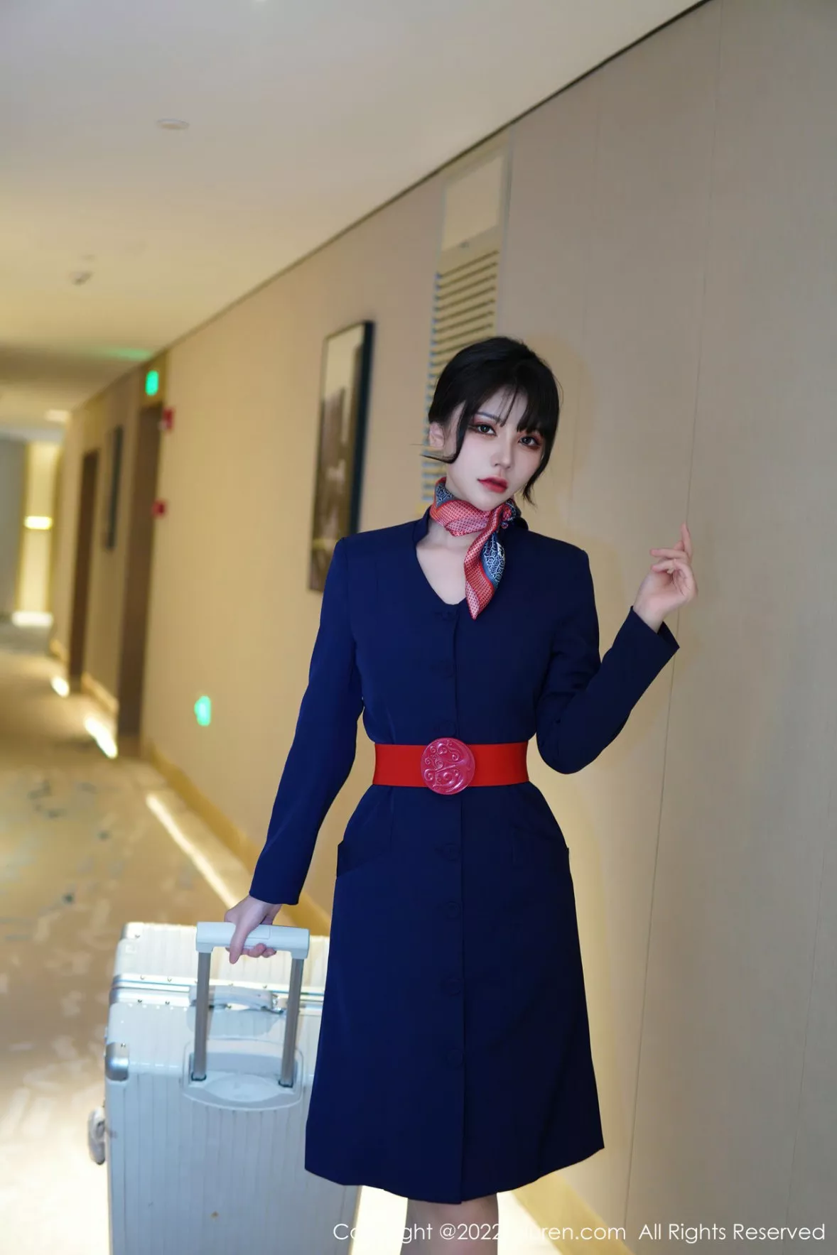 [XiuRen秀人网] 2022.12.27 No.6048 桃桃子_ 空姐制服 [82P] NO.4