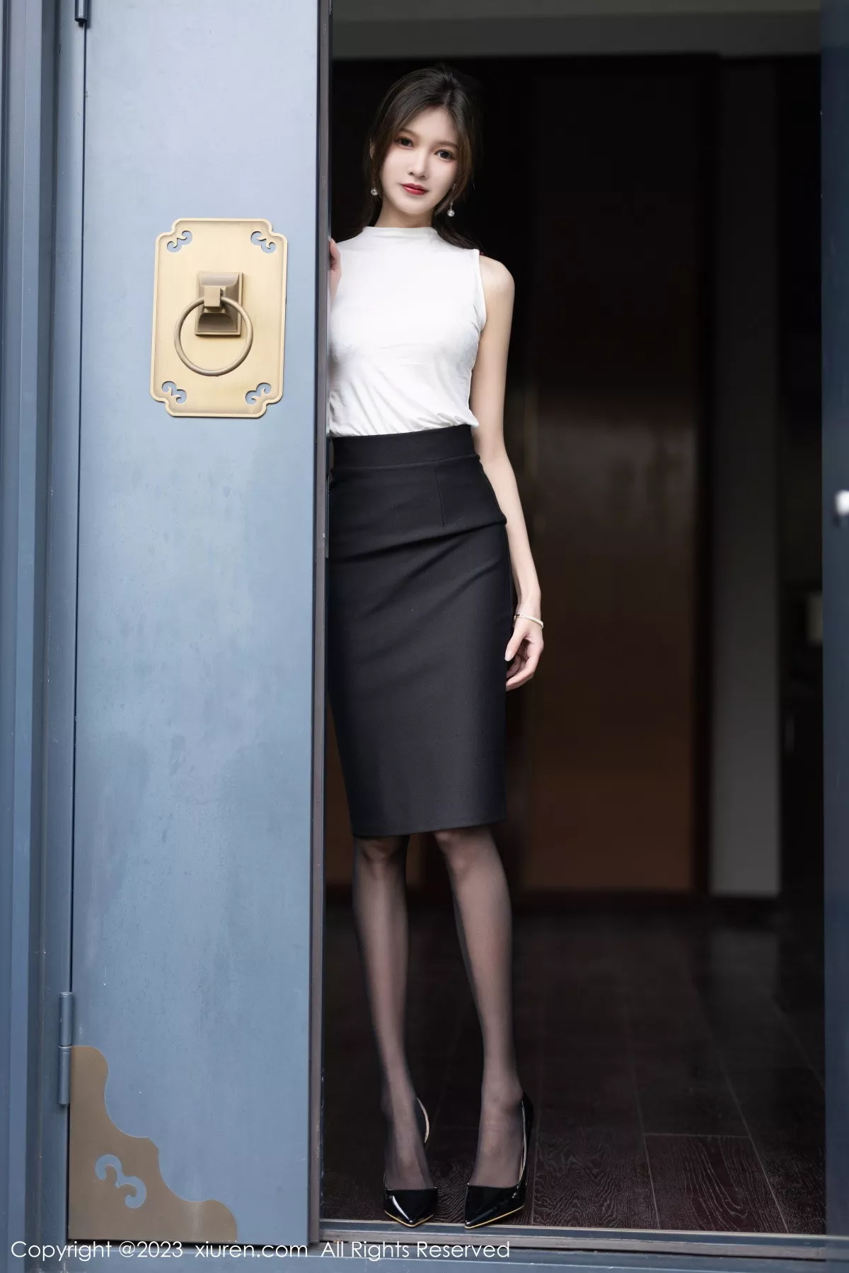 [XiuRen秀人网] 2023.01.31 No.6194 程程程- 黑丝短裙 [81P] NO.8