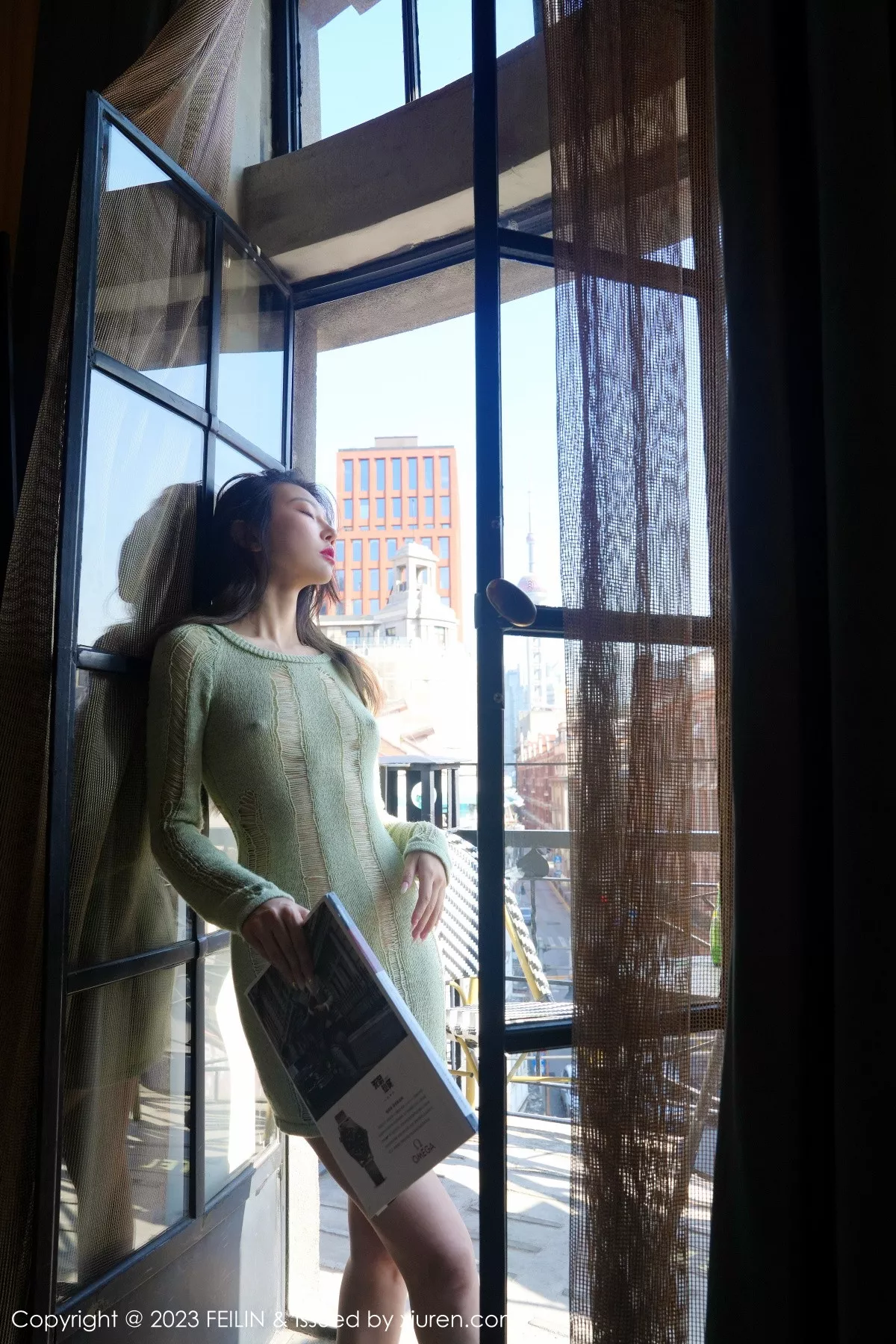 [FEILIN嗲囡囡] 2023.02.01 VOL.462 冯木木LRIS 妩媚美腿 [79P] NO.11