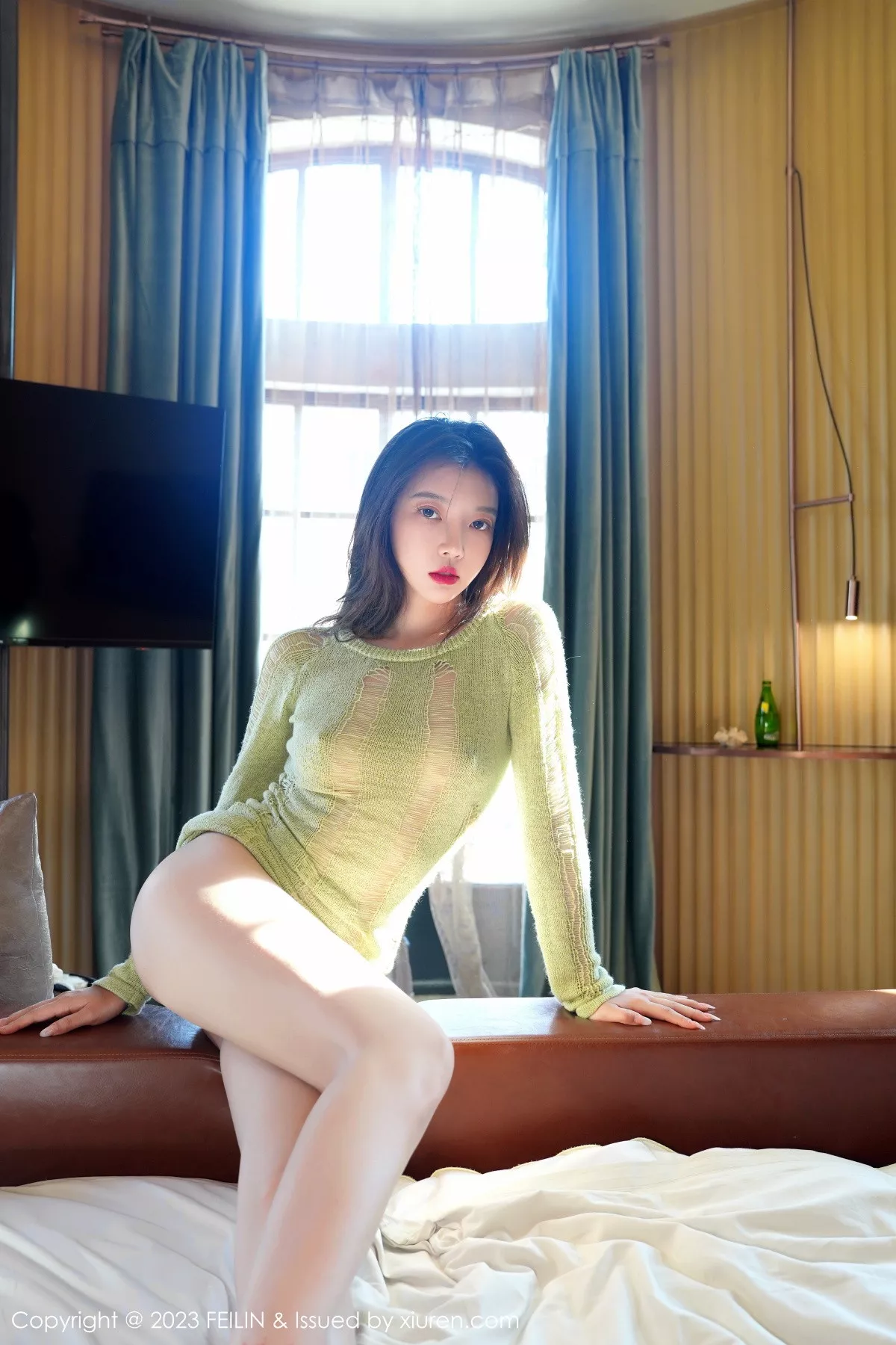 [FEILIN嗲囡囡] 2023.02.01 VOL.462 冯木木LRIS 妩媚美腿 [79P] NO.7