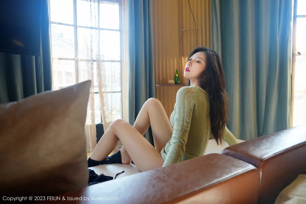 [FEILIN嗲囡囡] 2023.02.01 VOL.462 冯木木LRIS 妩媚美腿 [79P] NO.1