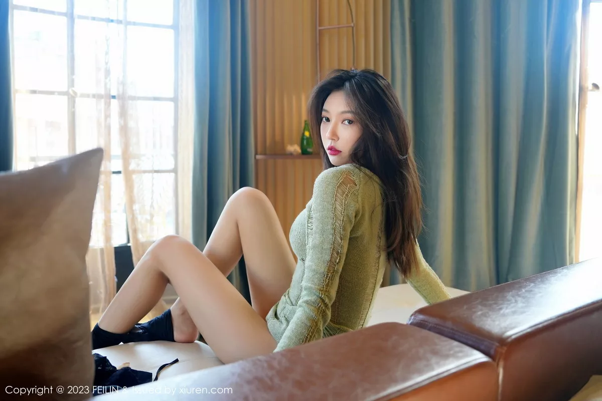[FEILIN嗲囡囡] 2023.02.01 VOL.462 冯木木LRIS 妩媚美腿 [79P] NO.12