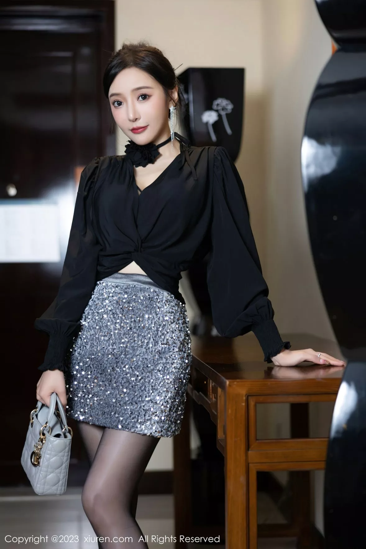 [XiuRen秀人网] 2023.02.03 No.6215 王馨瑶yanni 黑丝美腿 [80P] NO.7