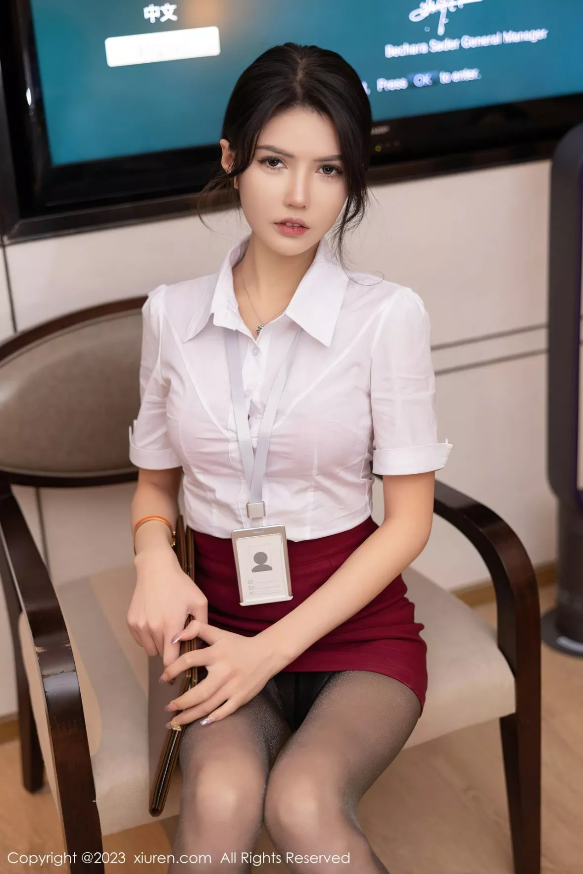 [XiuRen秀人网] 2023.02.08 No.6232 媛媛酱belle 黑丝美腿 [103P] NO.7