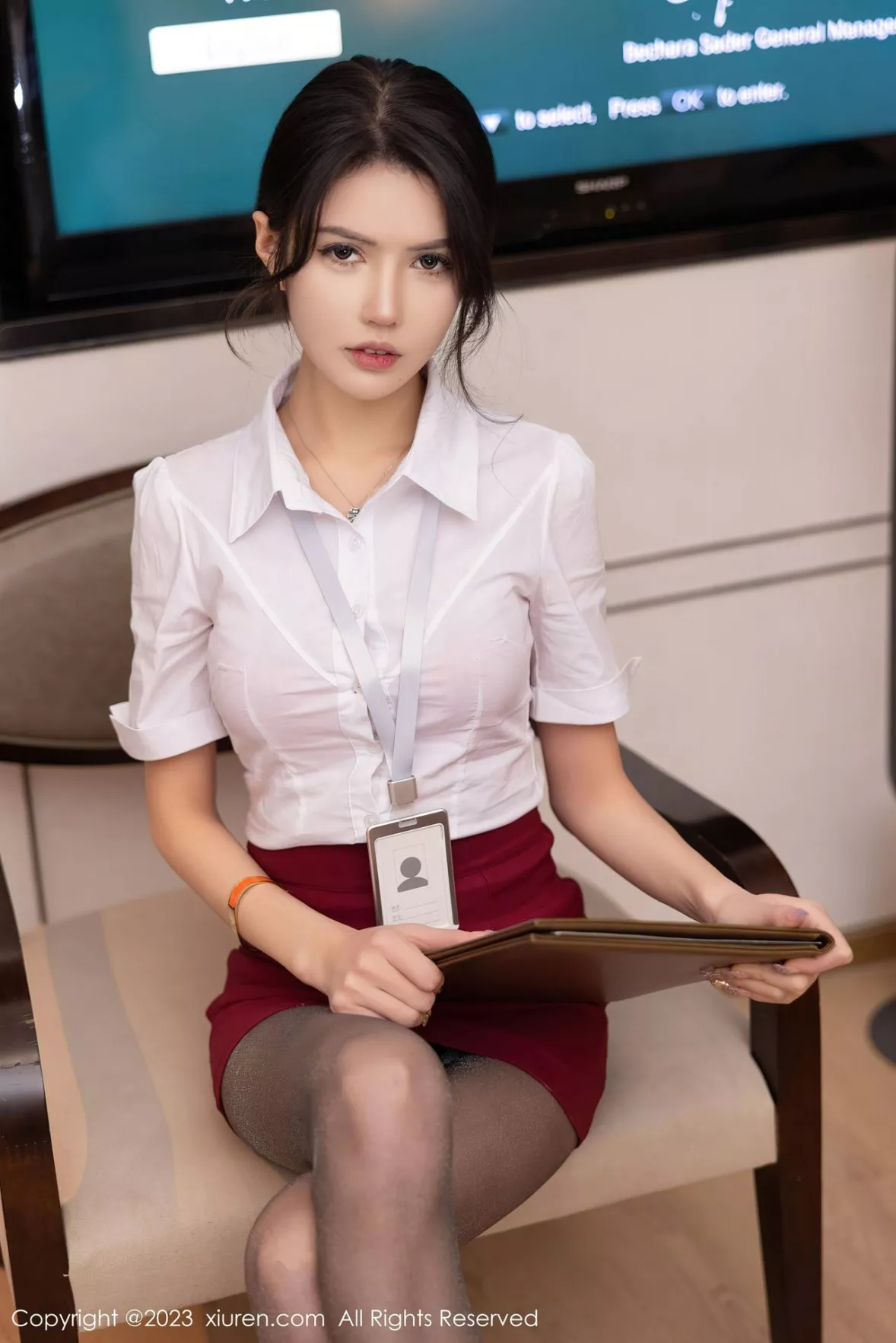 [XiuRen秀人网] 2023.02.08 No.6232 媛媛酱belle 黑丝美腿 [103P] NO.4