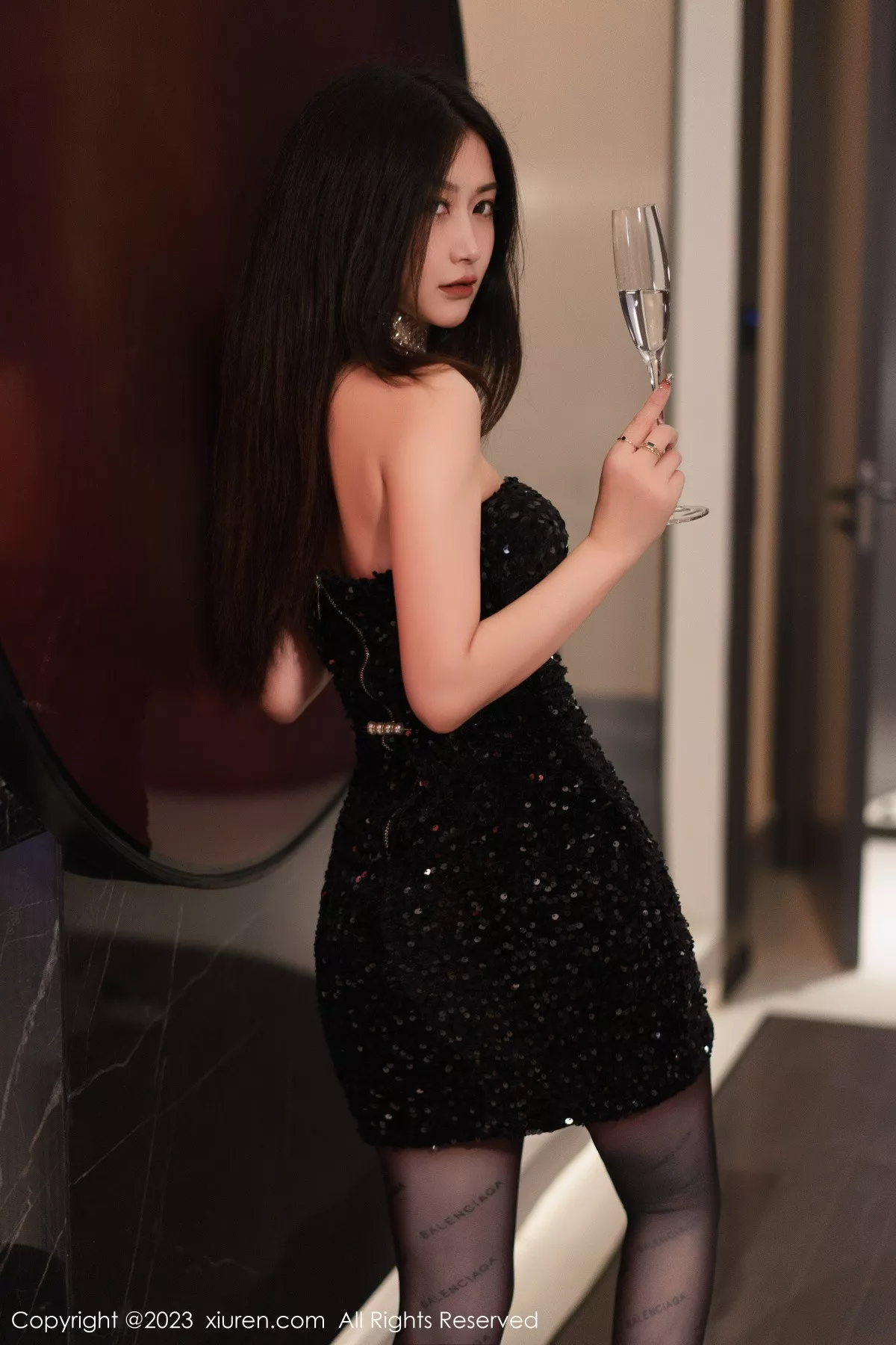 [XiuRen秀人网] 2023.02.09 No.6244 laura阿姣 黑丝美腿 [90P] NO.2