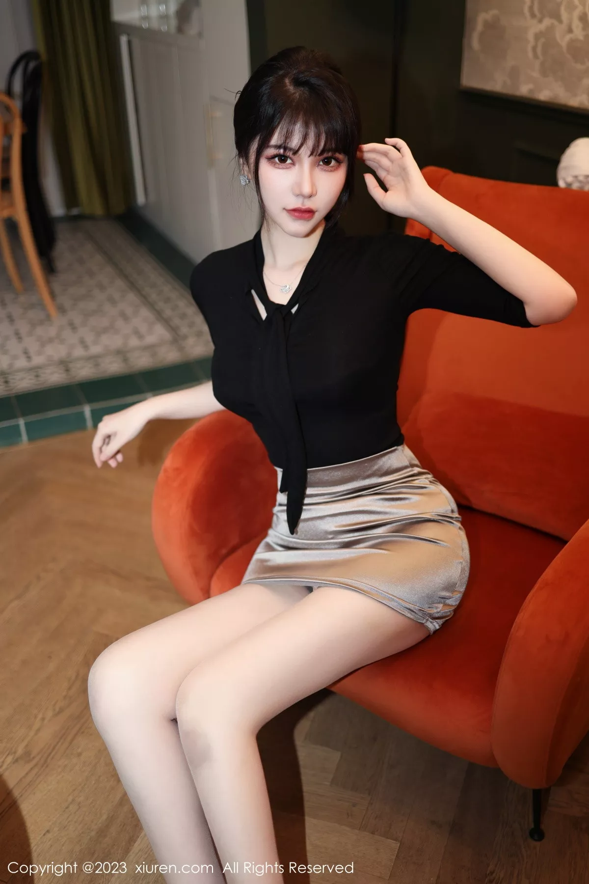 [XiuRen秀人网] 2023.02.13 No.6256 桃桃子_ 短裙丰腴 [85P] NO.5