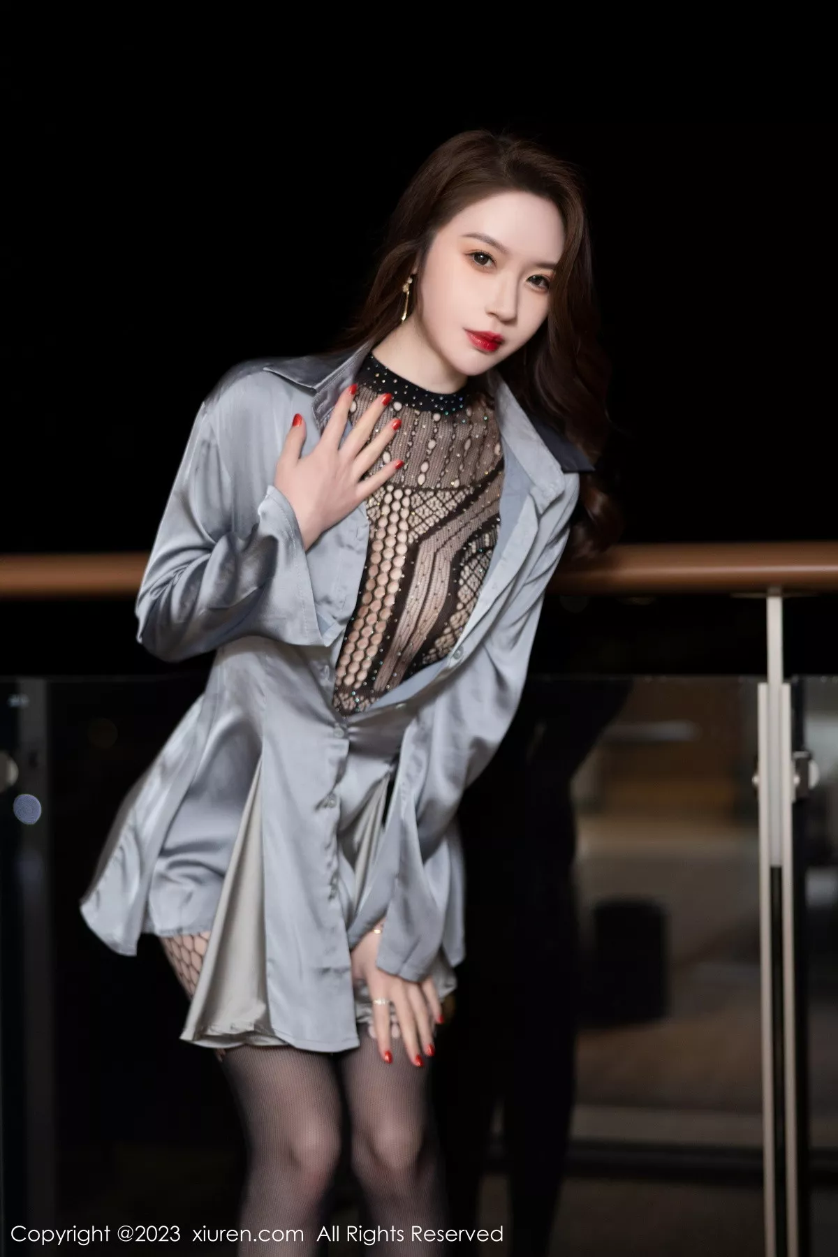 [XiuRen秀人网] 2023.02.15 No.6271 梦心玥 黑丝美腿 [90P] NO.10