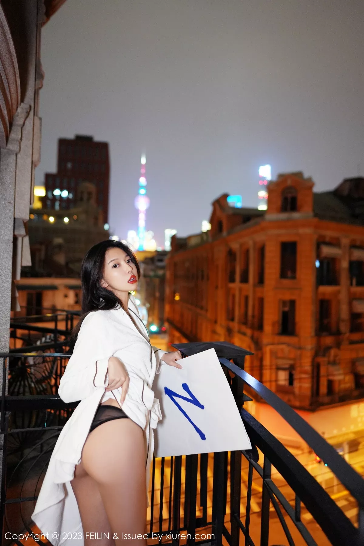 [FEILIN嗲囡囡] 2023.02.16 VOL.464 冯木木LRIS 黑丝美腿 [89P] NO.1