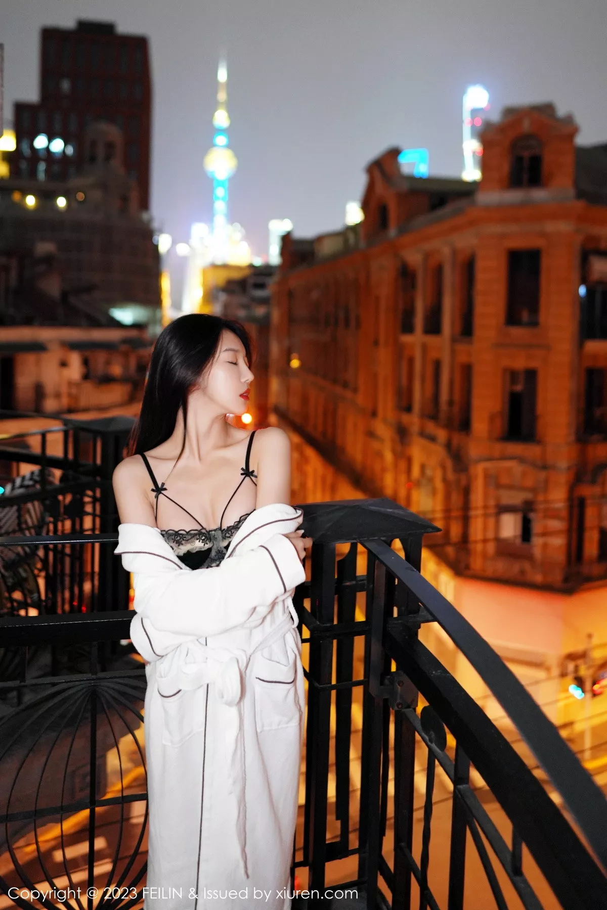 [FEILIN嗲囡囡] 2023.02.16 VOL.464 冯木木LRIS 黑丝美腿 [89P] NO.9