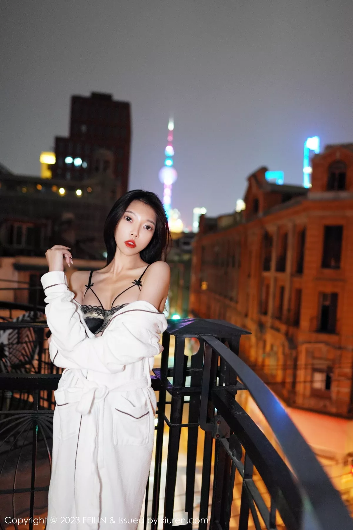 [FEILIN嗲囡囡] 2023.02.16 VOL.464 冯木木LRIS 黑丝美腿 [89P] NO.7