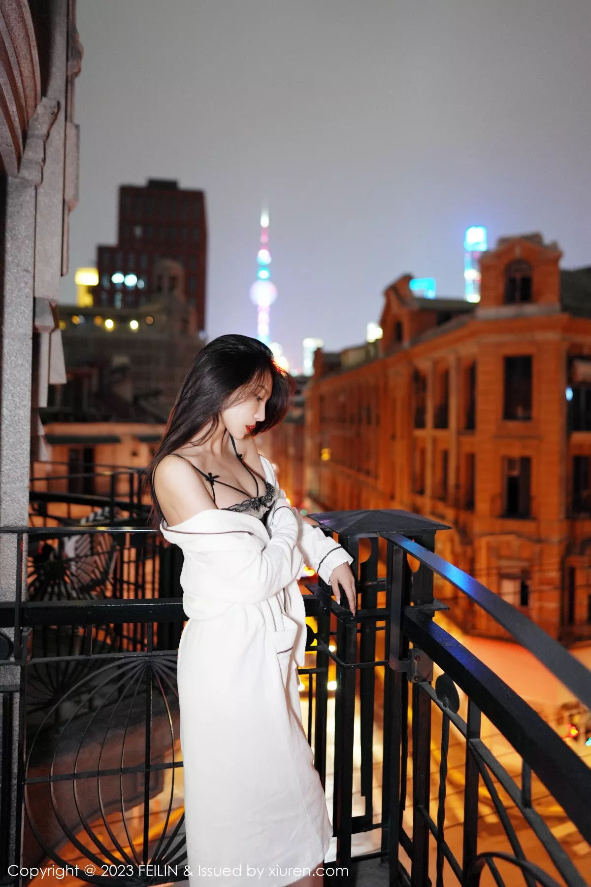 [FEILIN嗲囡囡] 2023.02.16 VOL.464 冯木木LRIS 黑丝美腿 [89P] NO.5