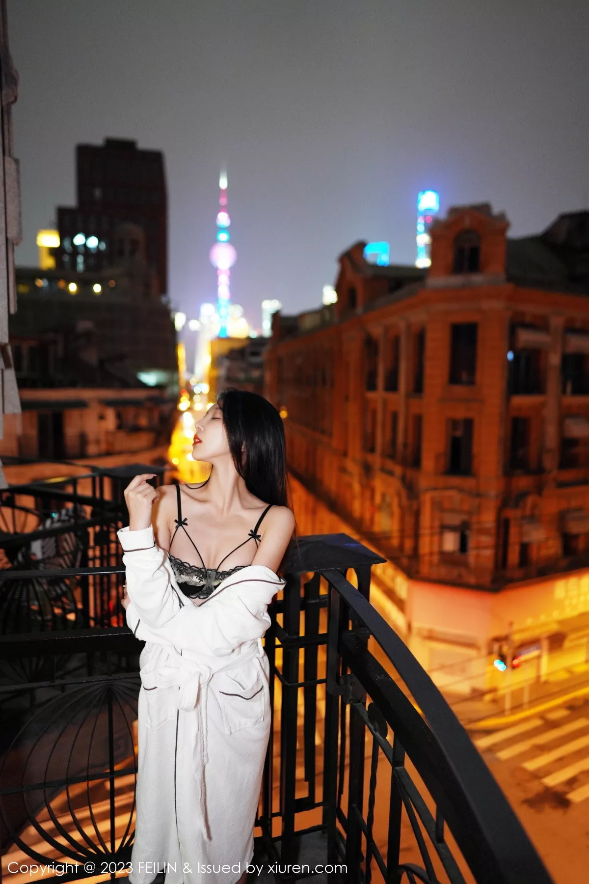 [FEILIN嗲囡囡] 2023.02.16 VOL.464 冯木木LRIS 黑丝美腿 [89P] NO.8