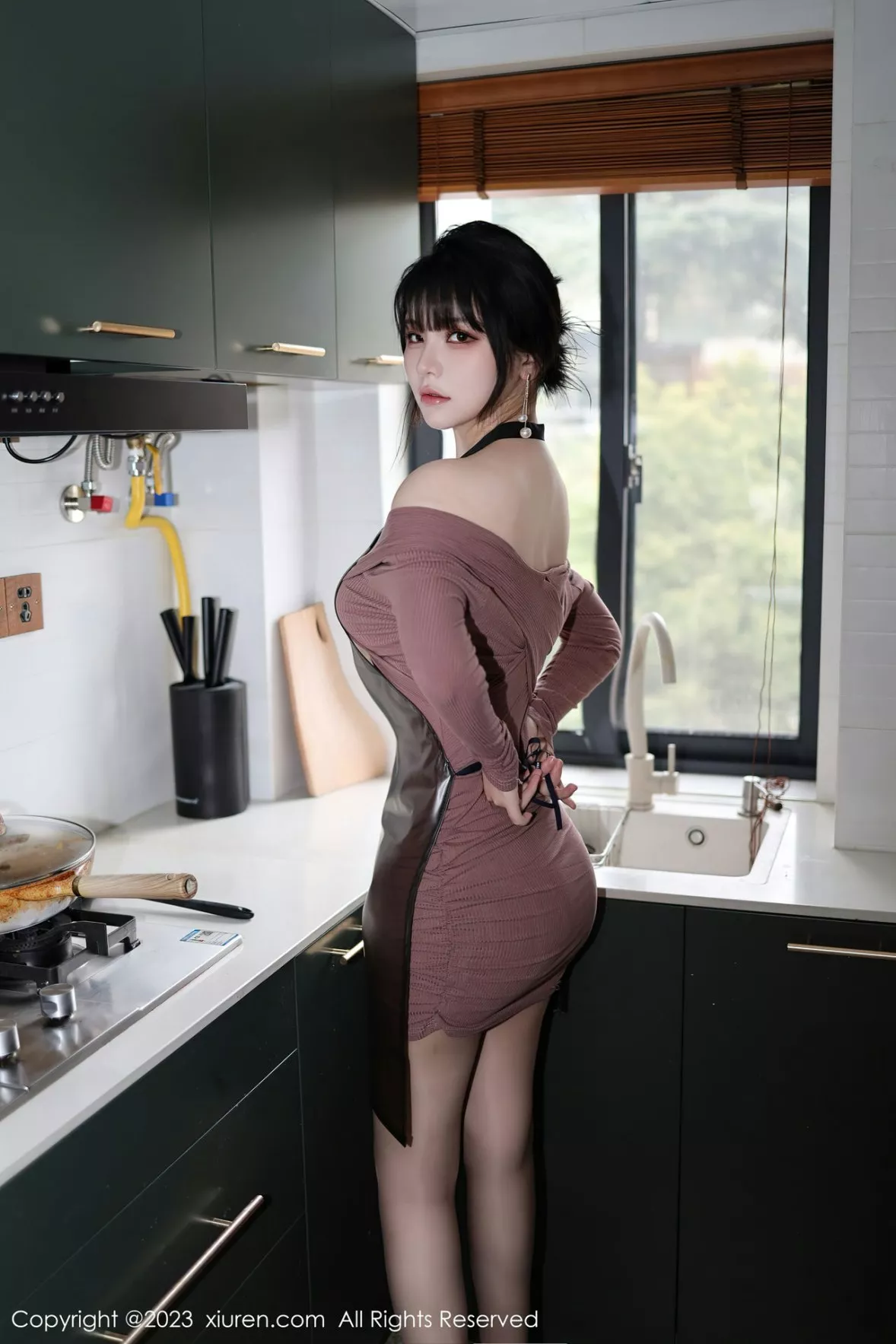 [XiuRen秀人网] 2023.01.28 No.6178 桃桃子_ 厨娘美腿 [82P] NO.11