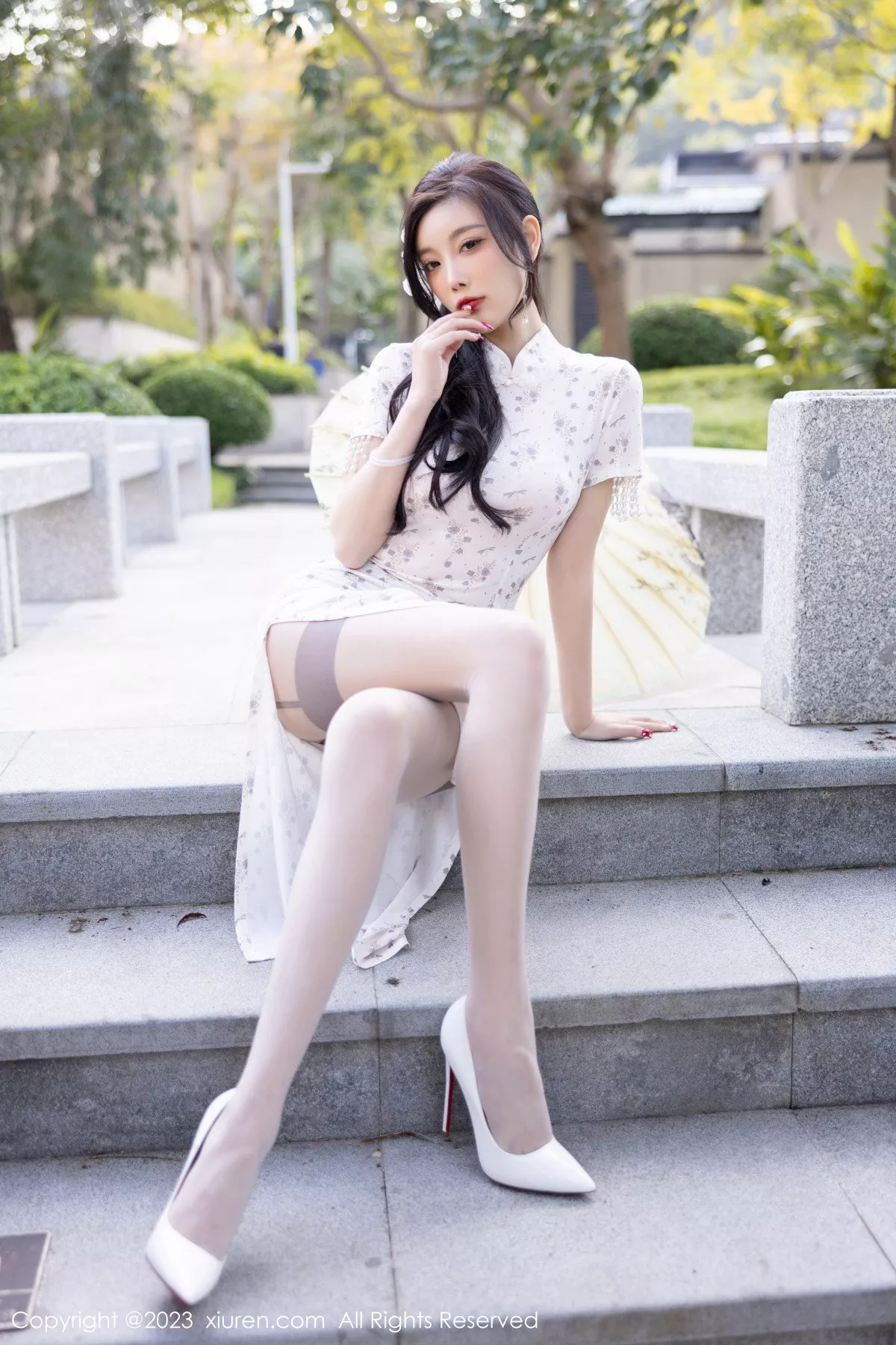 [XiuRen秀人网] 2023.01.29 No.6186 杨晨晨Yome 旗袍丝袜 [86P] NO.12