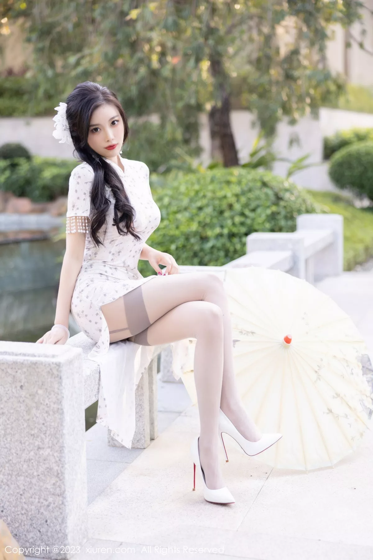 [XiuRen秀人网] 2023.01.29 No.6186 杨晨晨Yome 旗袍丝袜 [86P] NO.10