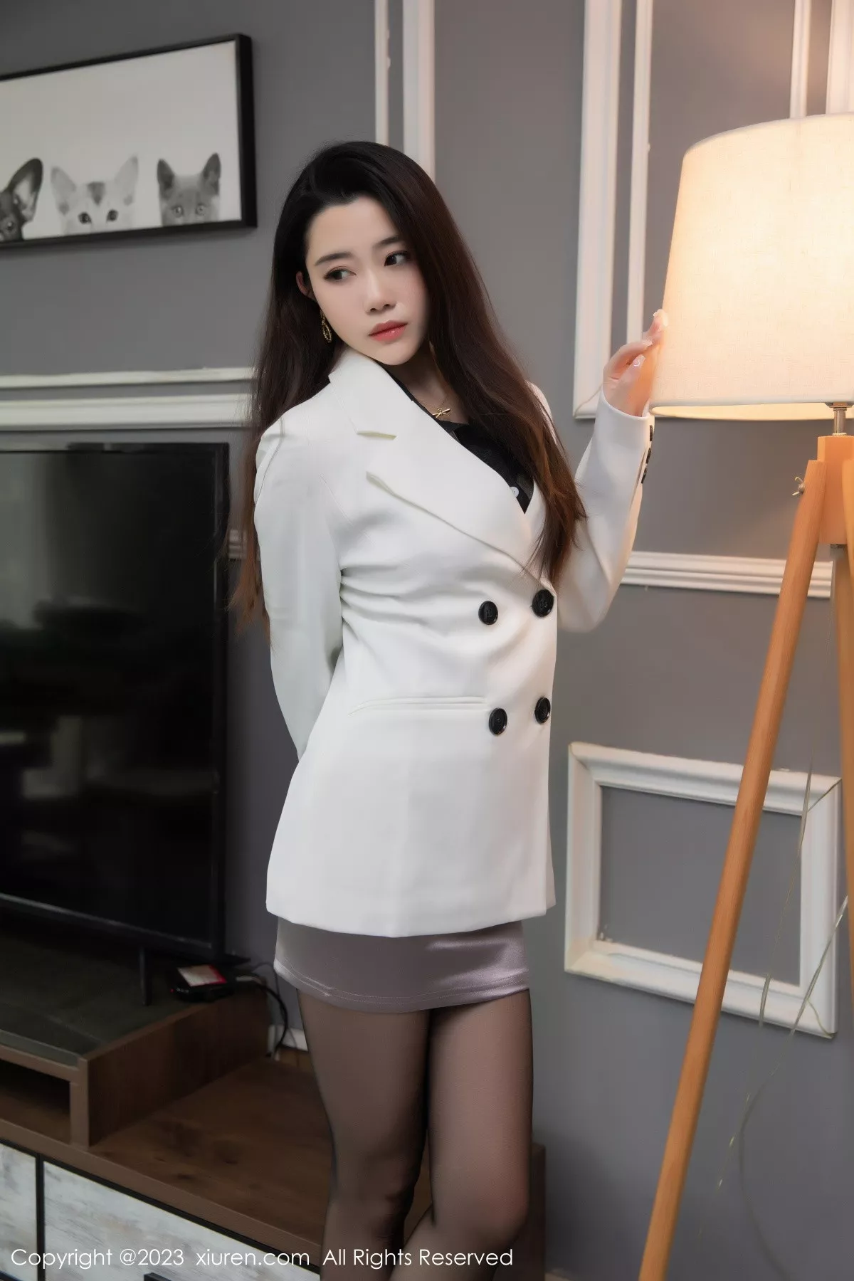 [XiuRen秀人网] 2023.02.27 No.6327 严利娅Yuliya 丰腴黑丝 [56P] NO.11