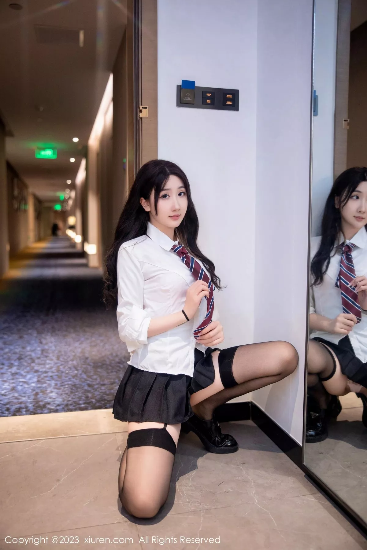 [XiuRen秀人网] 2023.03.02 No.6350 江真真 短裙美臀 [90P] NO.9