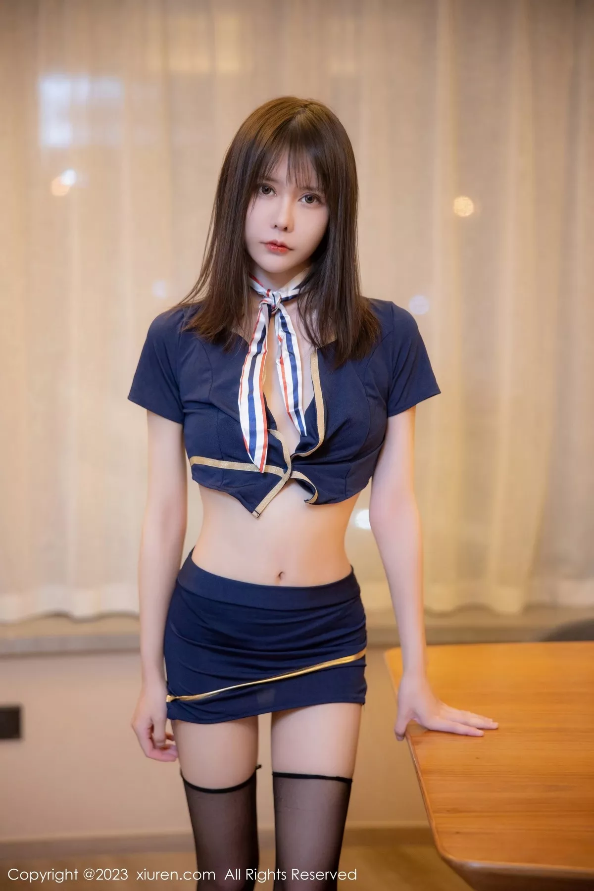 [XiuRen秀人网] 2023.03.03 No.6354 甜佳佳 黑丝美腿 [63P] NO.8