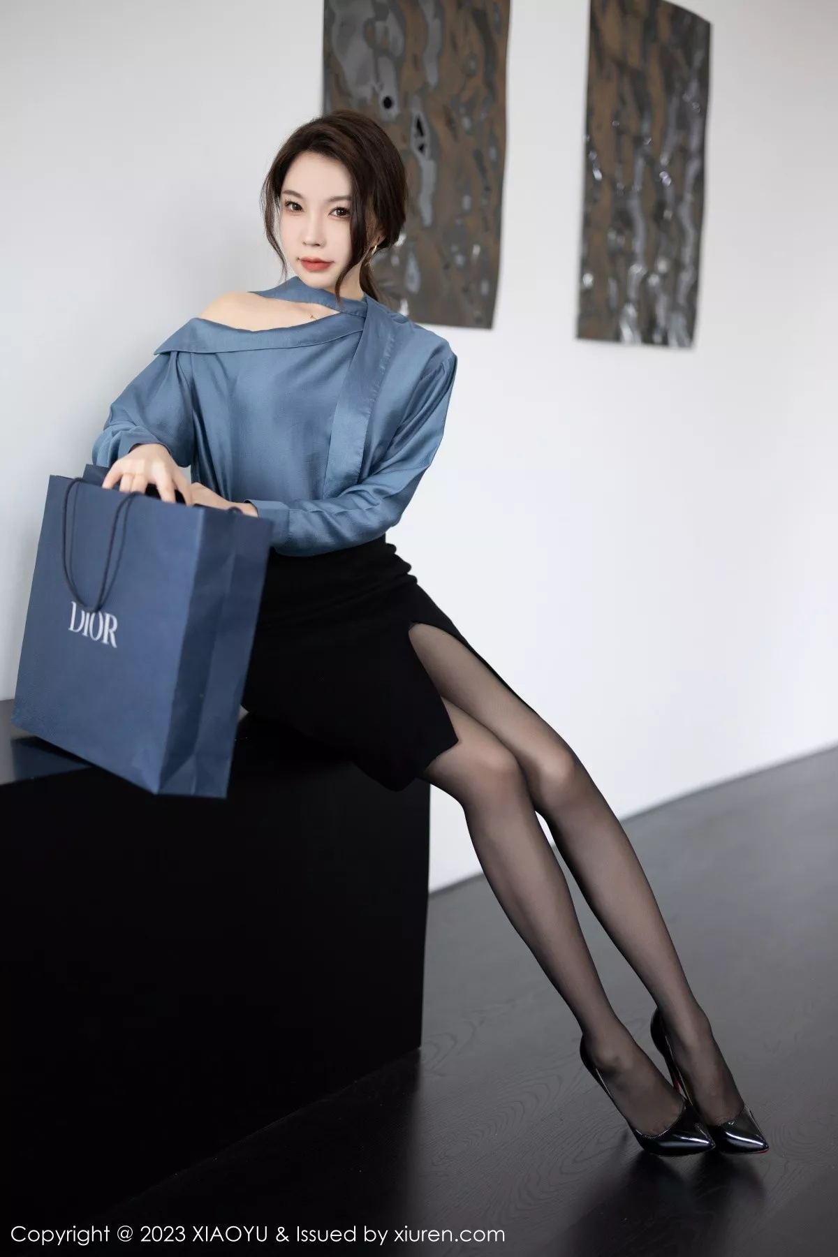 [XIAOYU语画界] 2023.03.06 VOL.979 徐莉芝Booty 黑丝短裙 [86P] NO.4