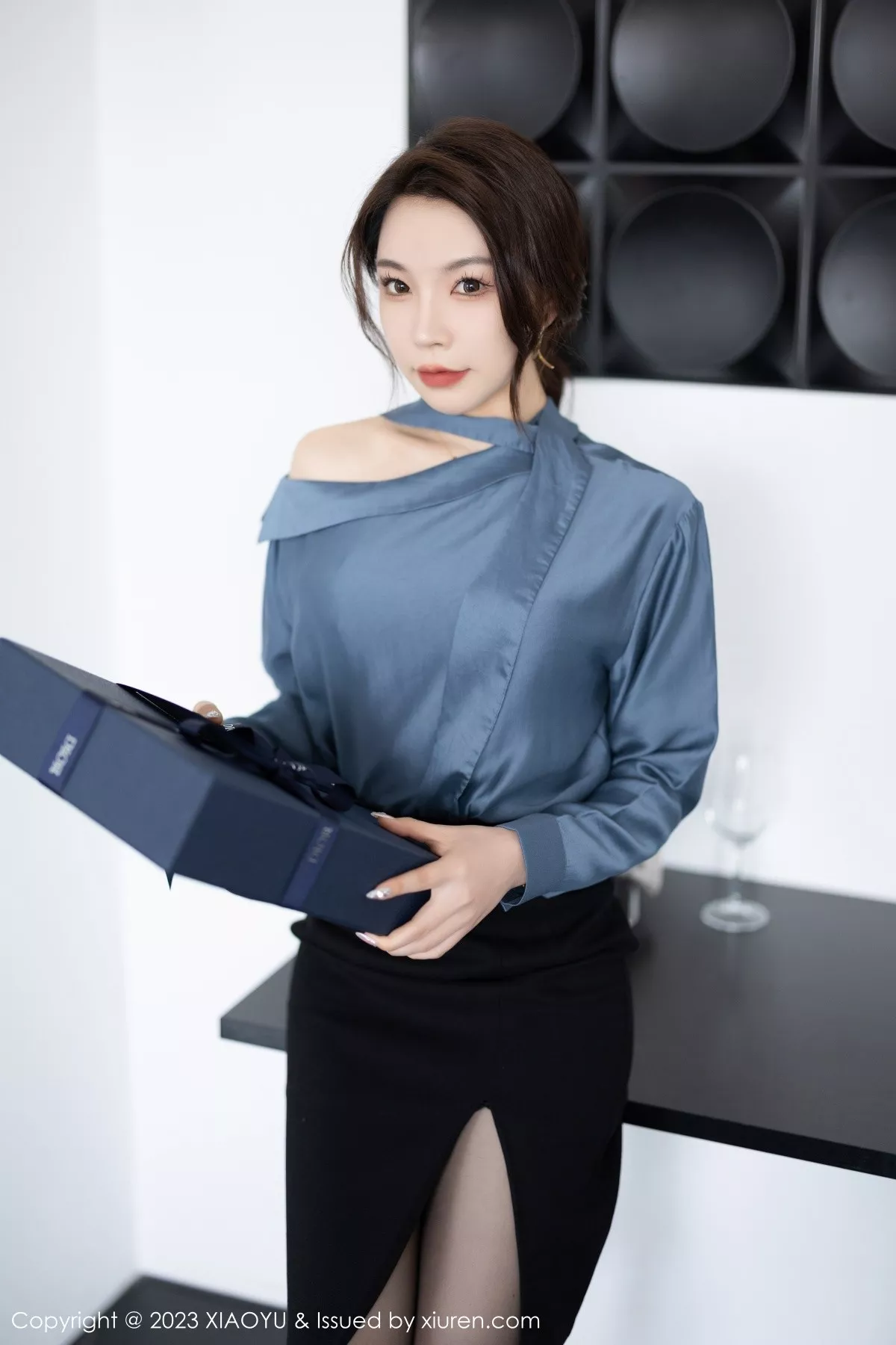 [XIAOYU语画界] 2023.03.06 VOL.979 徐莉芝Booty 黑丝短裙 [86P] NO.5