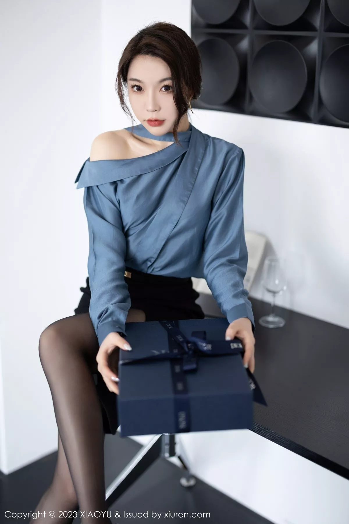 [XIAOYU语画界] 2023.03.06 VOL.979 徐莉芝Booty 黑丝短裙 [86P] NO.7